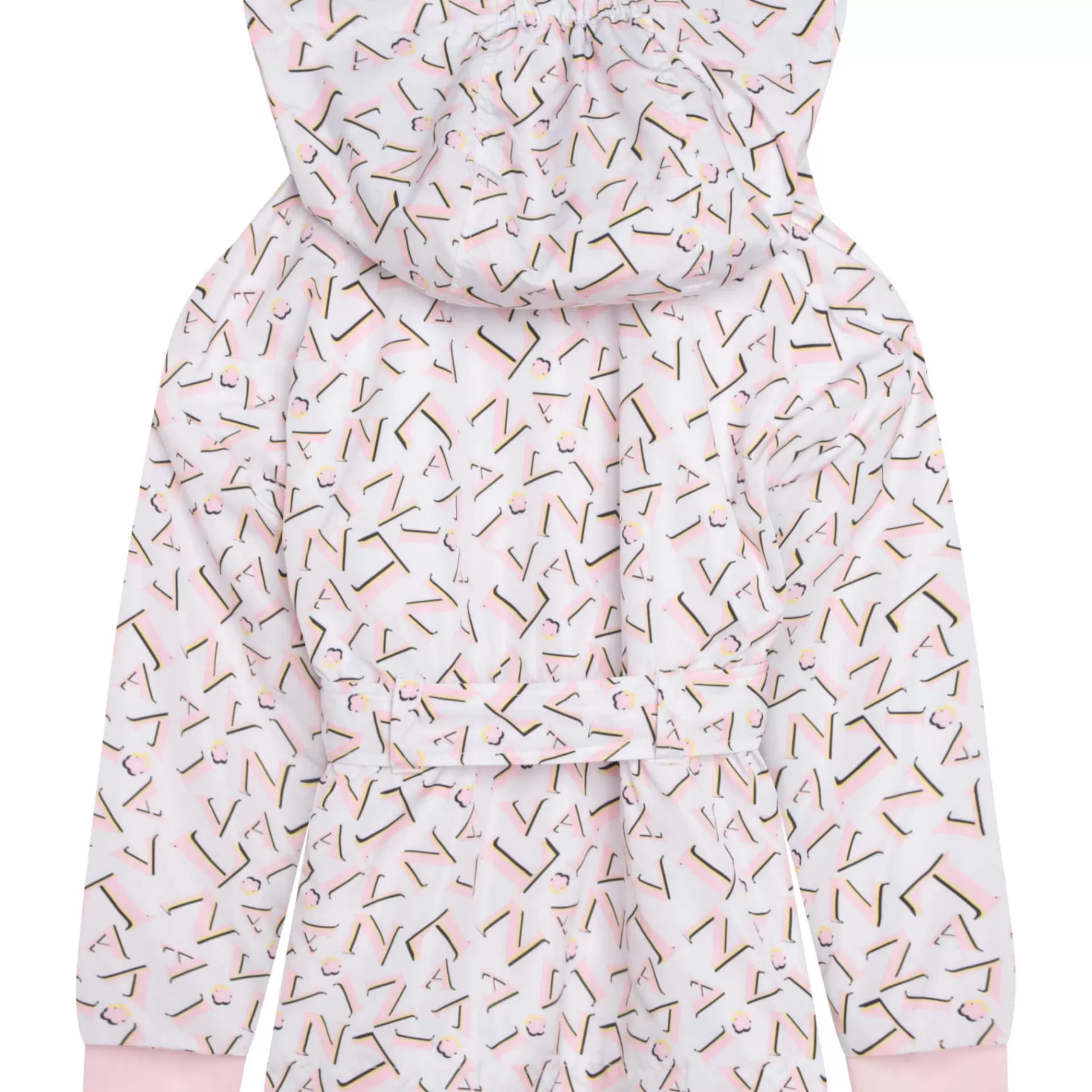 Fille LANVIN Parka Ceinturee A Capuche