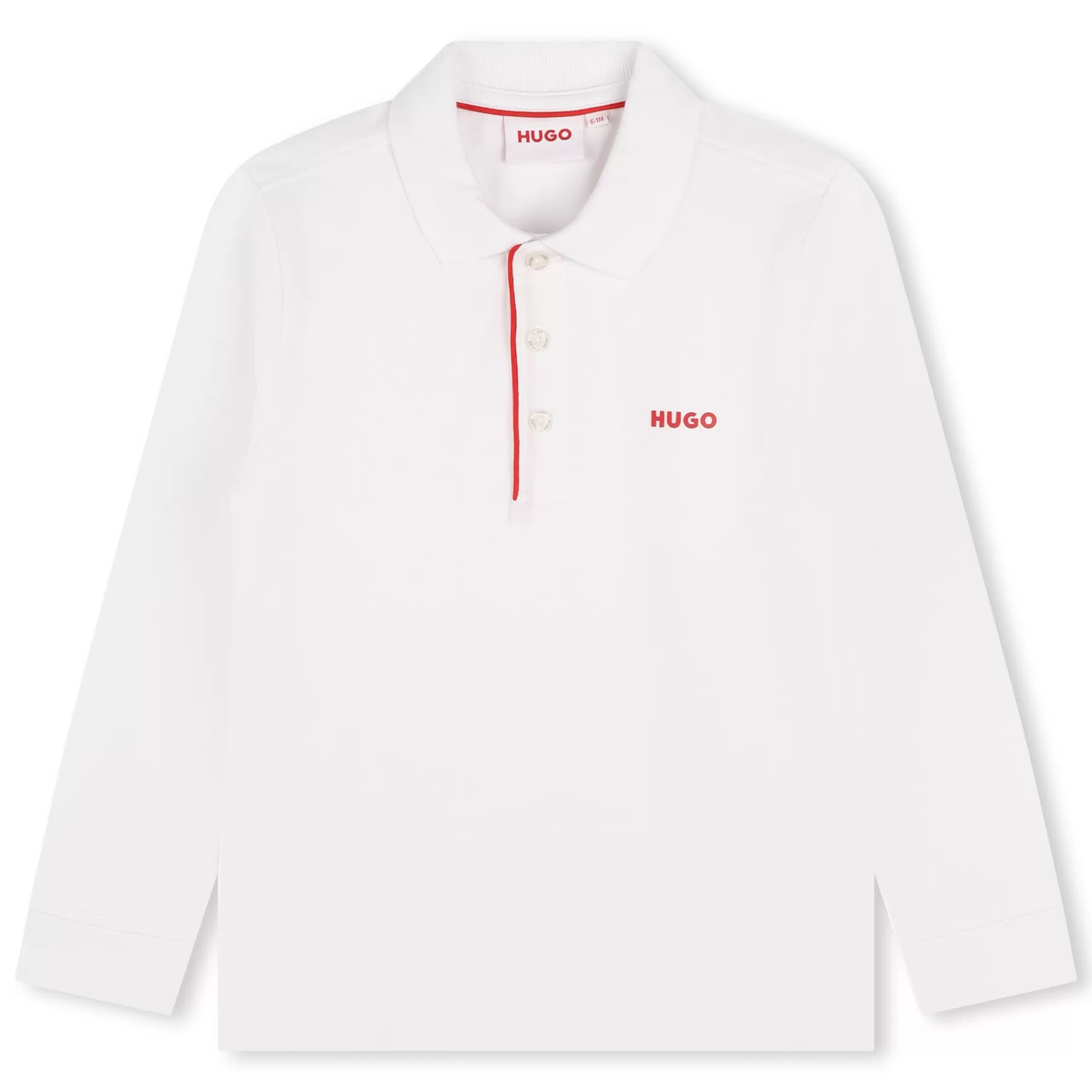 Garçon HUGO Polo Bicolore Avec Logo