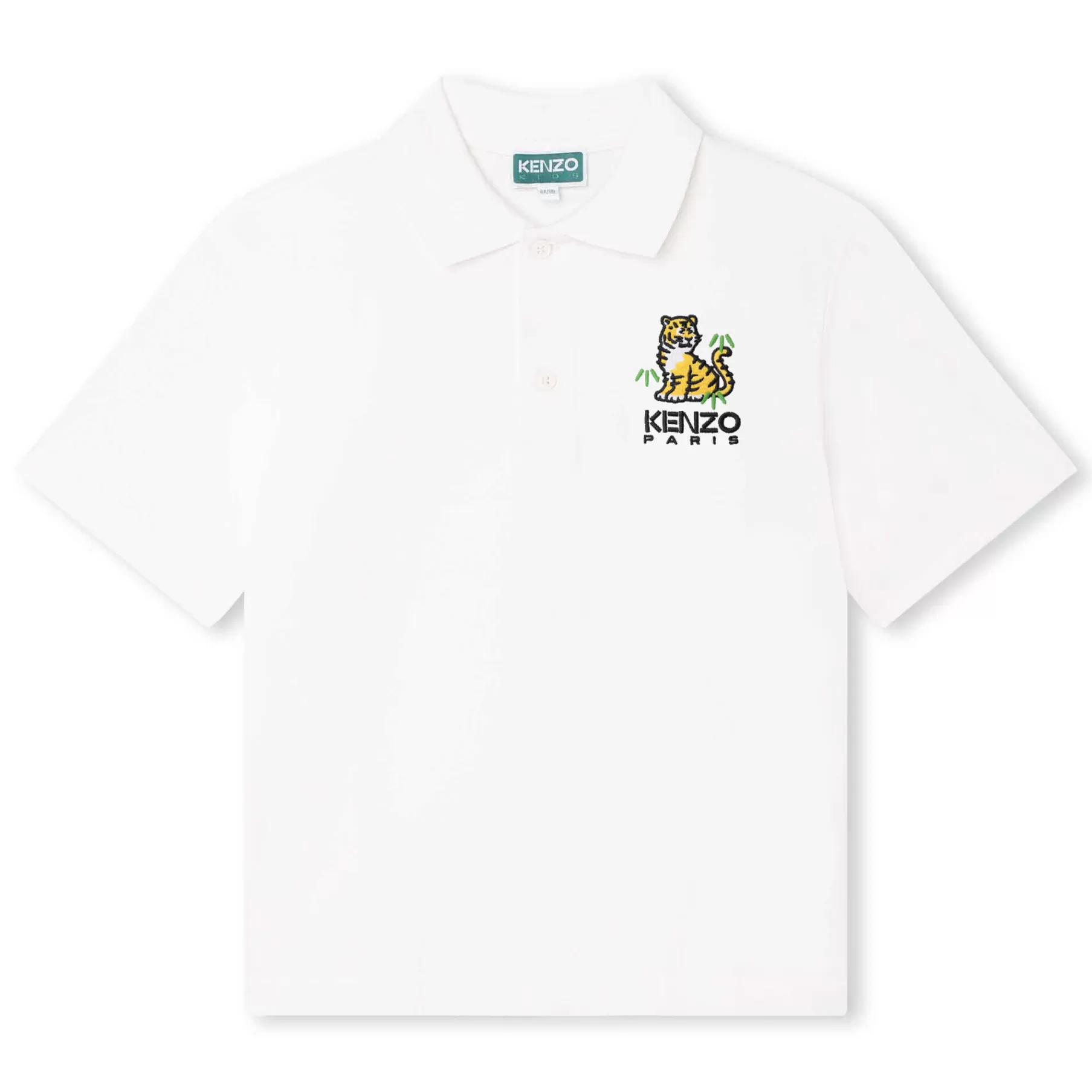 Garçon KENZO KIDS Polo En Pique De Coton Brode