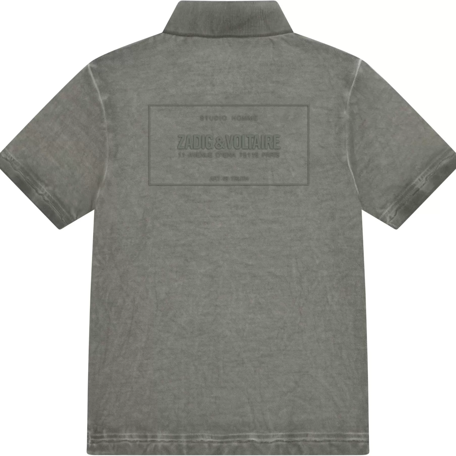 Garçon ZADIG & VOLTAIRE Polo Floque En Pique De Coton