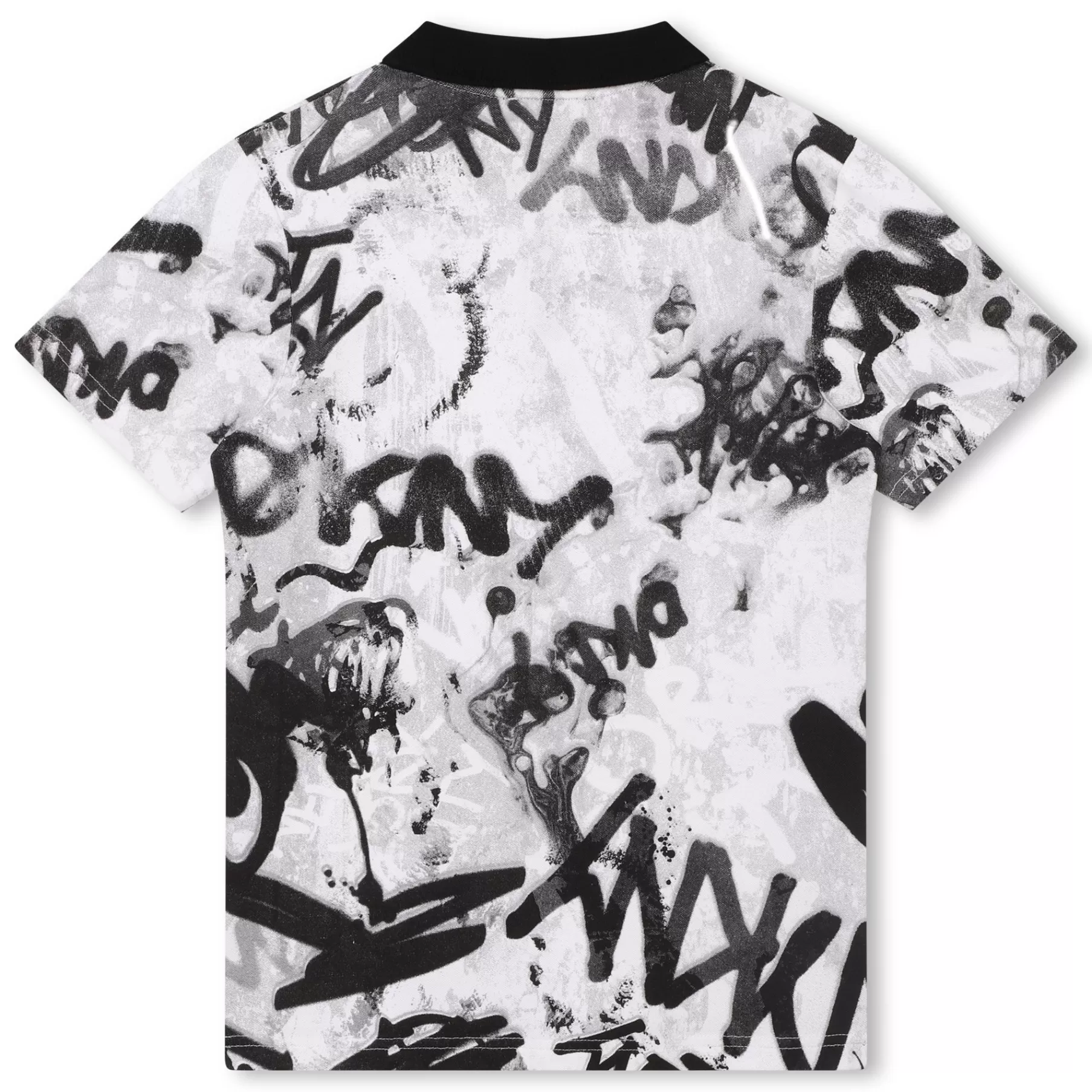 Garçon DKNY Polo Imprime Avec Col Logote
