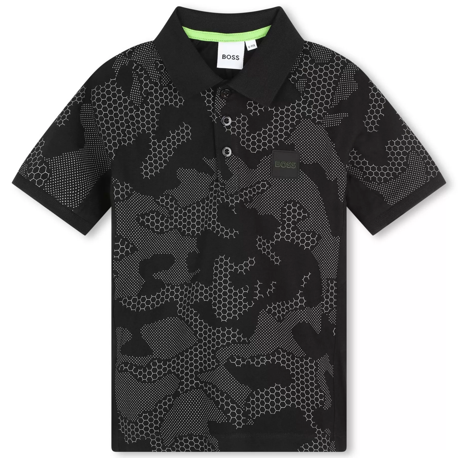 Garçon BOSS Polo Imprime Reflechissant