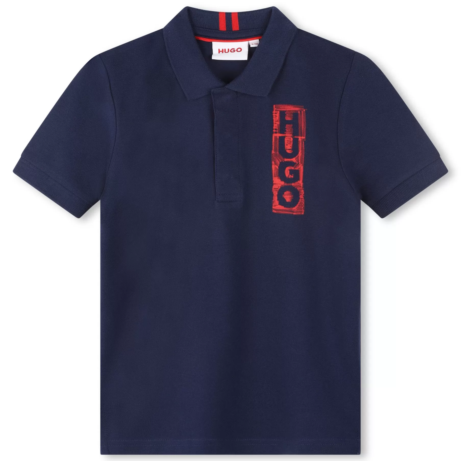Garçon HUGO Polo Manches Courtes Logo