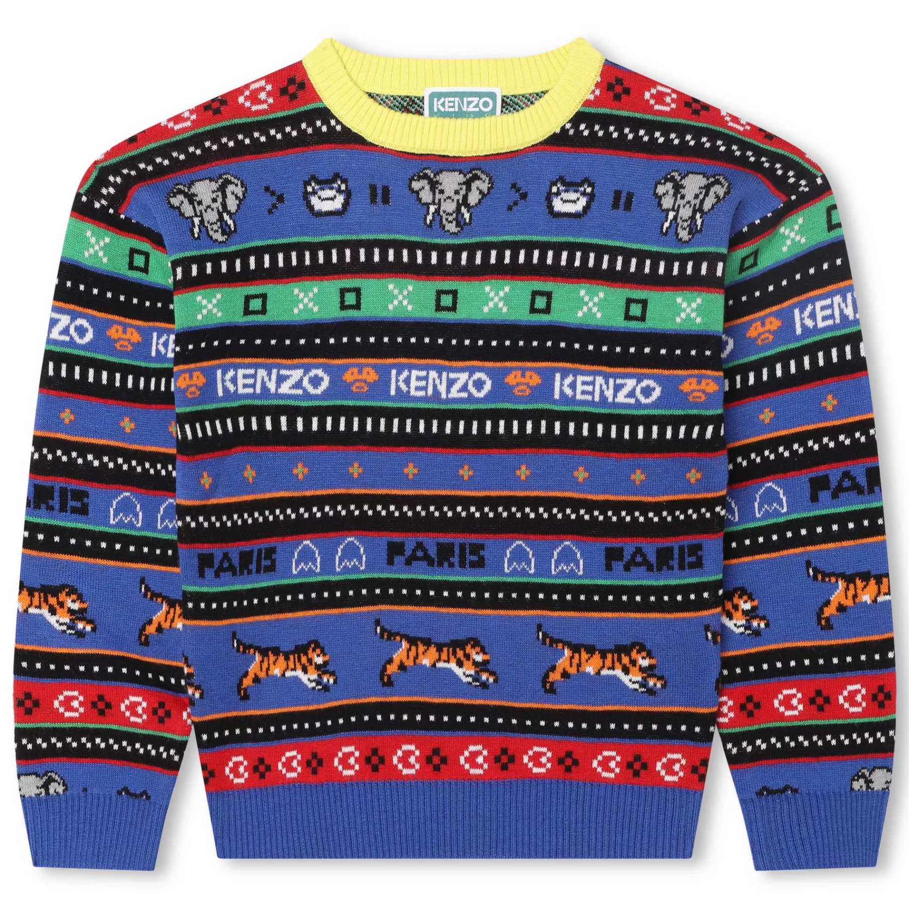Garçon KENZO KIDS Pull A Motif Jacquard