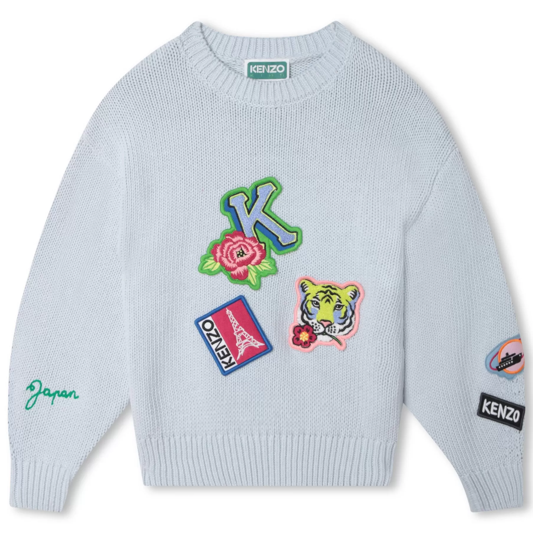 Fille KENZO KIDS Pull En Tricot Avec Patchs
