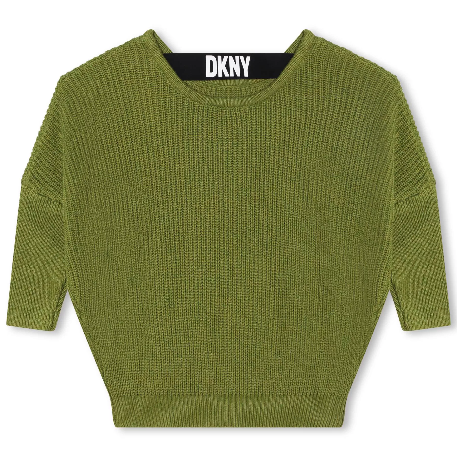 Fille DKNY Pull Tricot Decollete Au Dos
