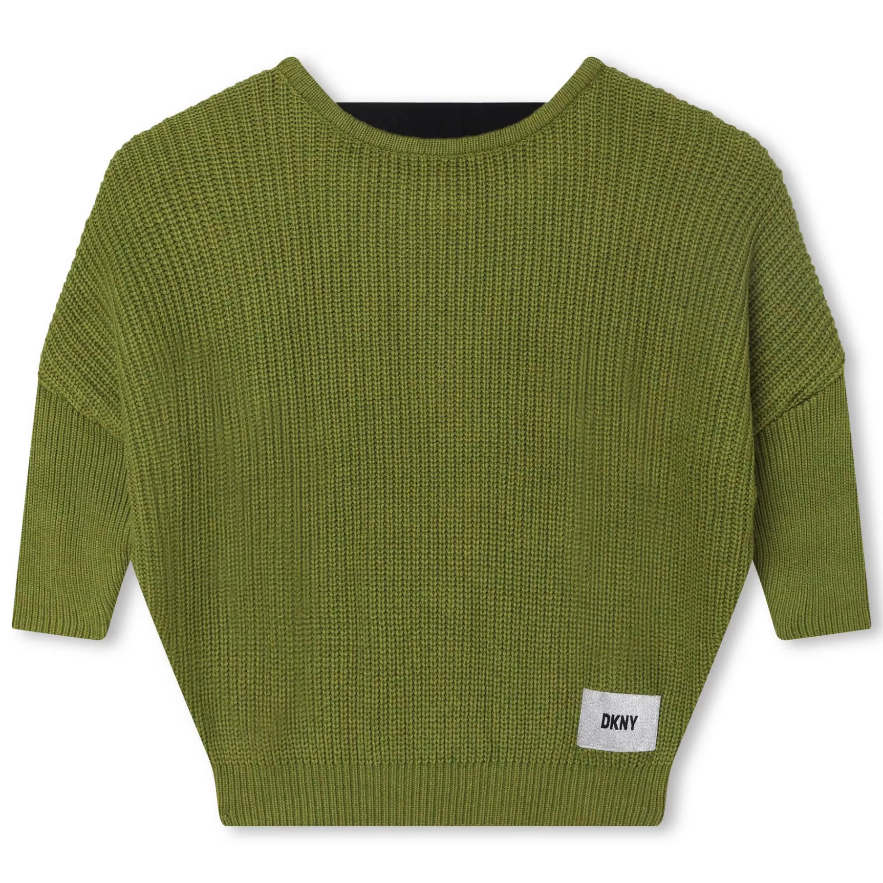 Fille DKNY Pull Tricot Decollete Au Dos