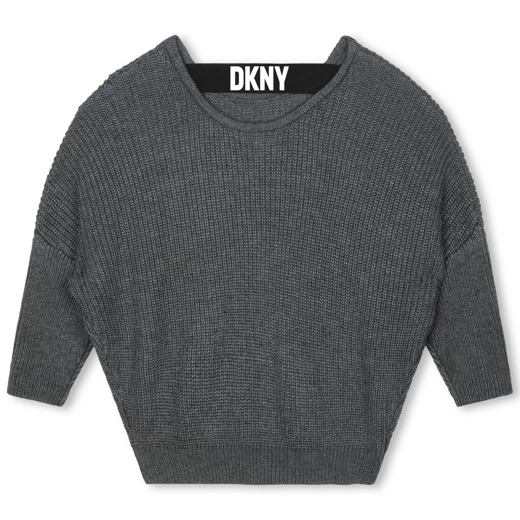 Fille DKNY Pull Tricot Decollete Au Dos