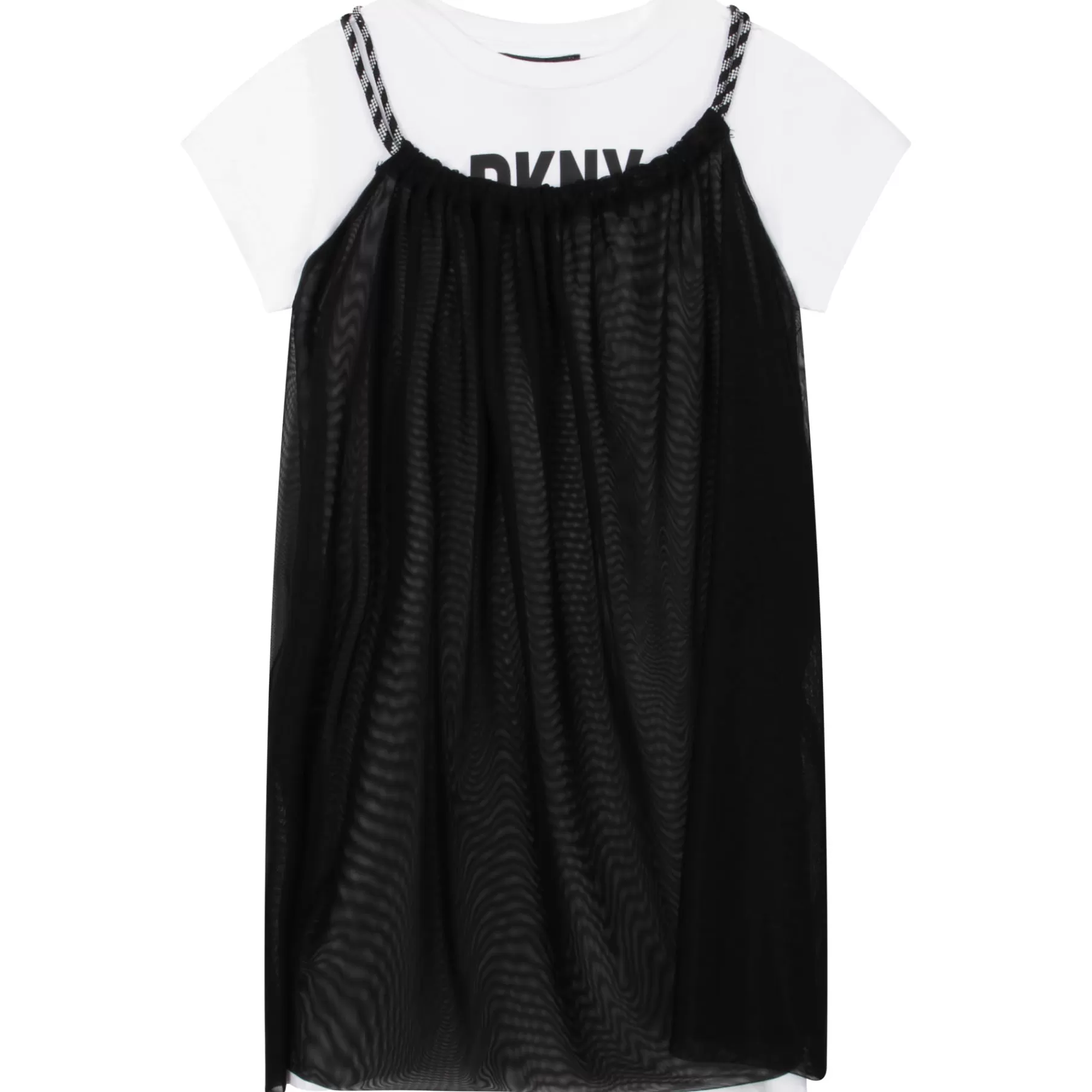 Fille DKNY Robe 2 En 1 Coton Et Resille