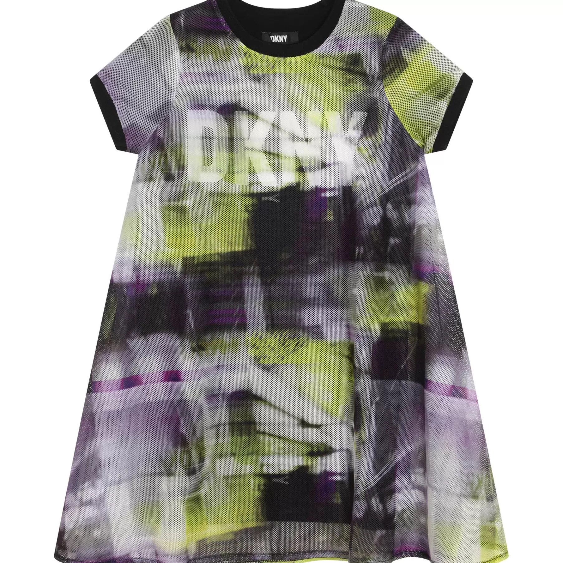 Fille DKNY Robe 2-En-1 A Manches Courtes