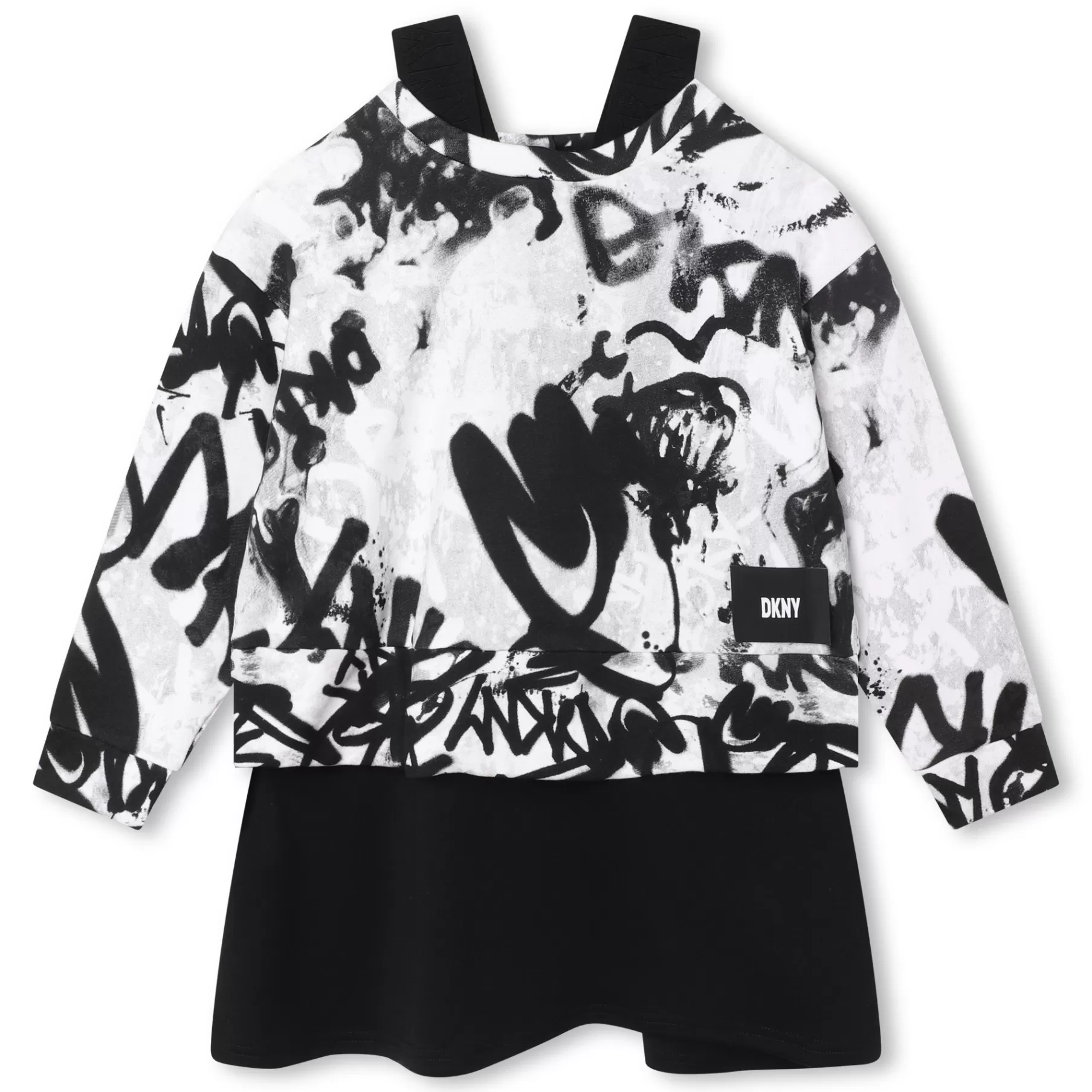 Fille DKNY Robe 2-En-1 Avec Sweat-Shirt