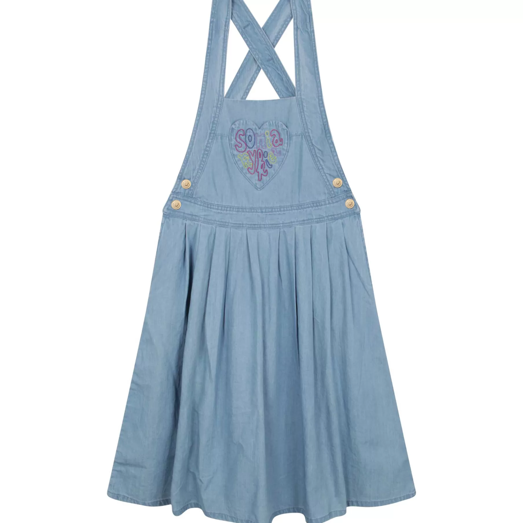 Fille SONIA RYKIEL Robe A Bretelles Croisees