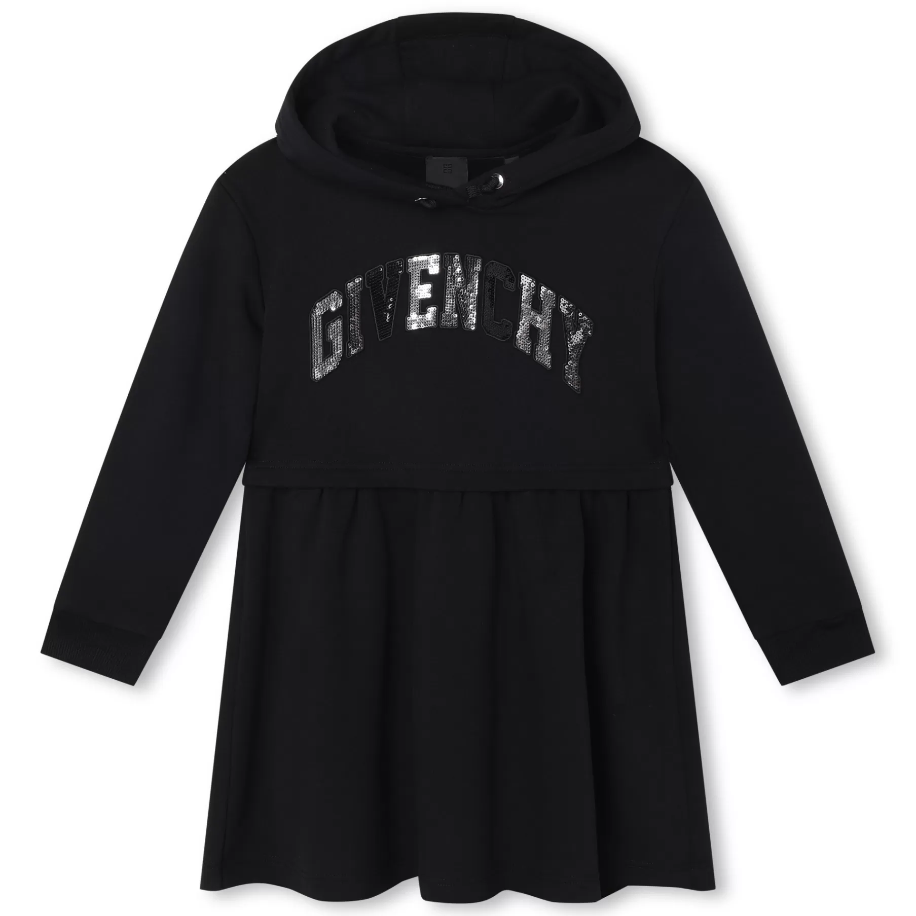 Fille GIVENCHY Robe A Capuche Sequins Brodes