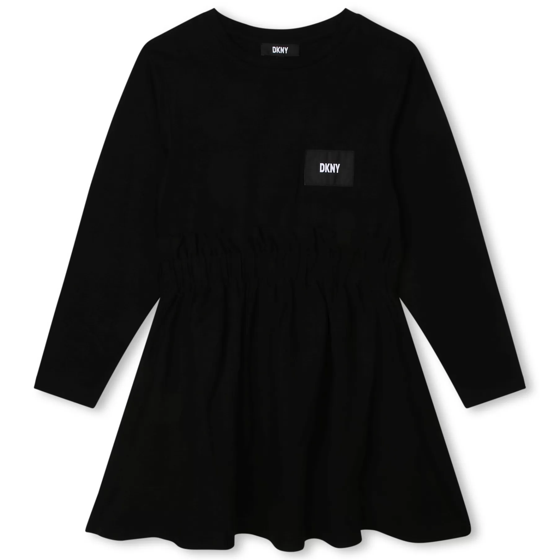 Fille DKNY Robe A La Taille Volantee