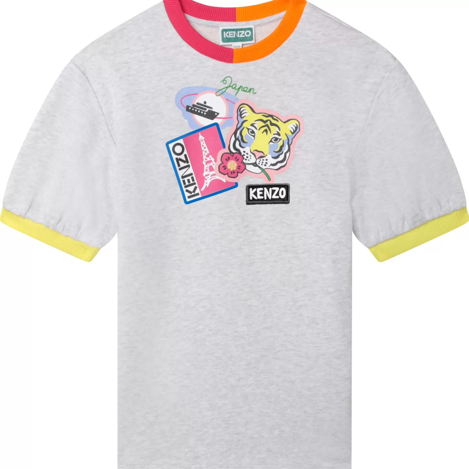 Fille KENZO KIDS Robe A Manches Ballon En Coton