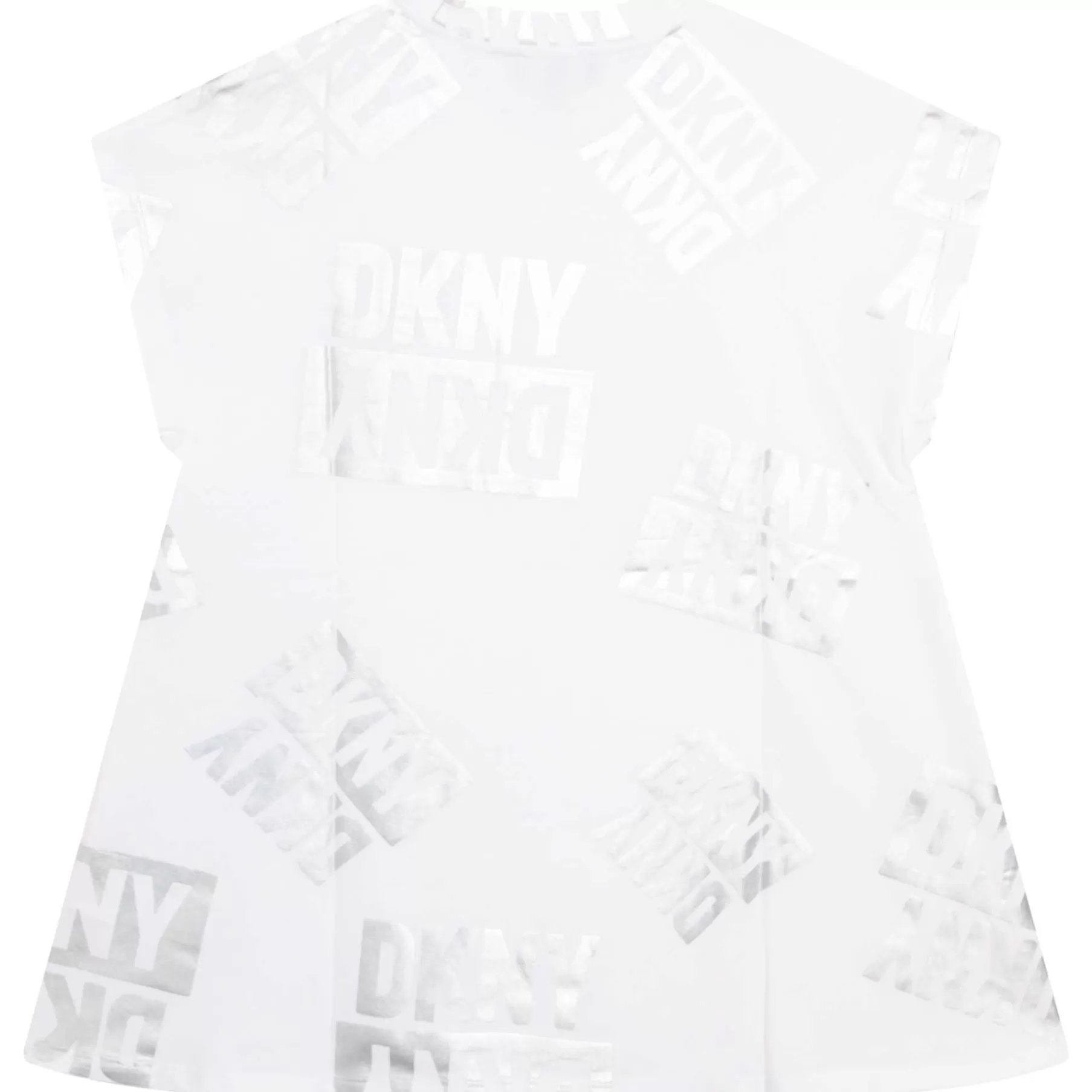 Fille DKNY Robe A Manches Courtes Coton