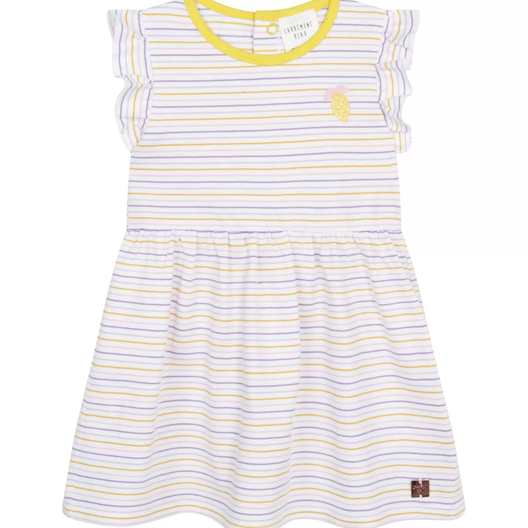 Fille CARREMENT BEAU Robe A Rayures