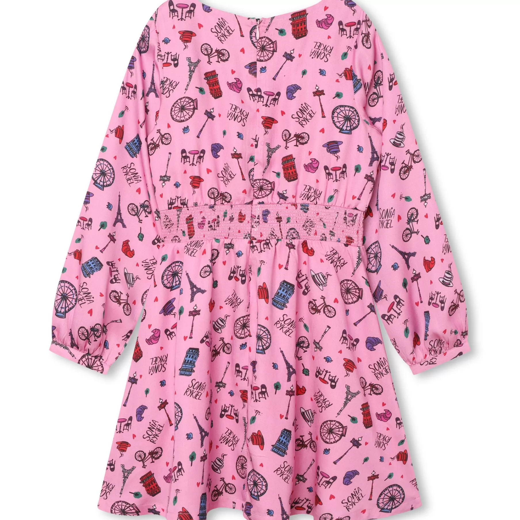 Fille SONIA RYKIEL Robe A Volants Imprimee