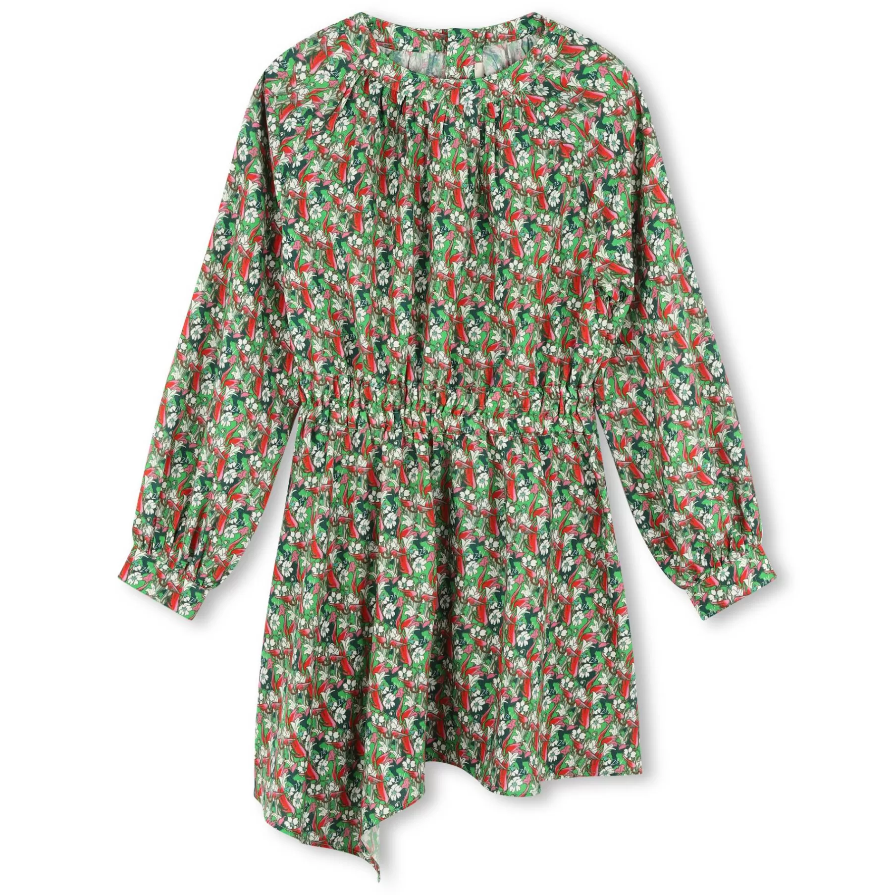 Fille ZADIG & VOLTAIRE Robe Asymetrique A Fleurs
