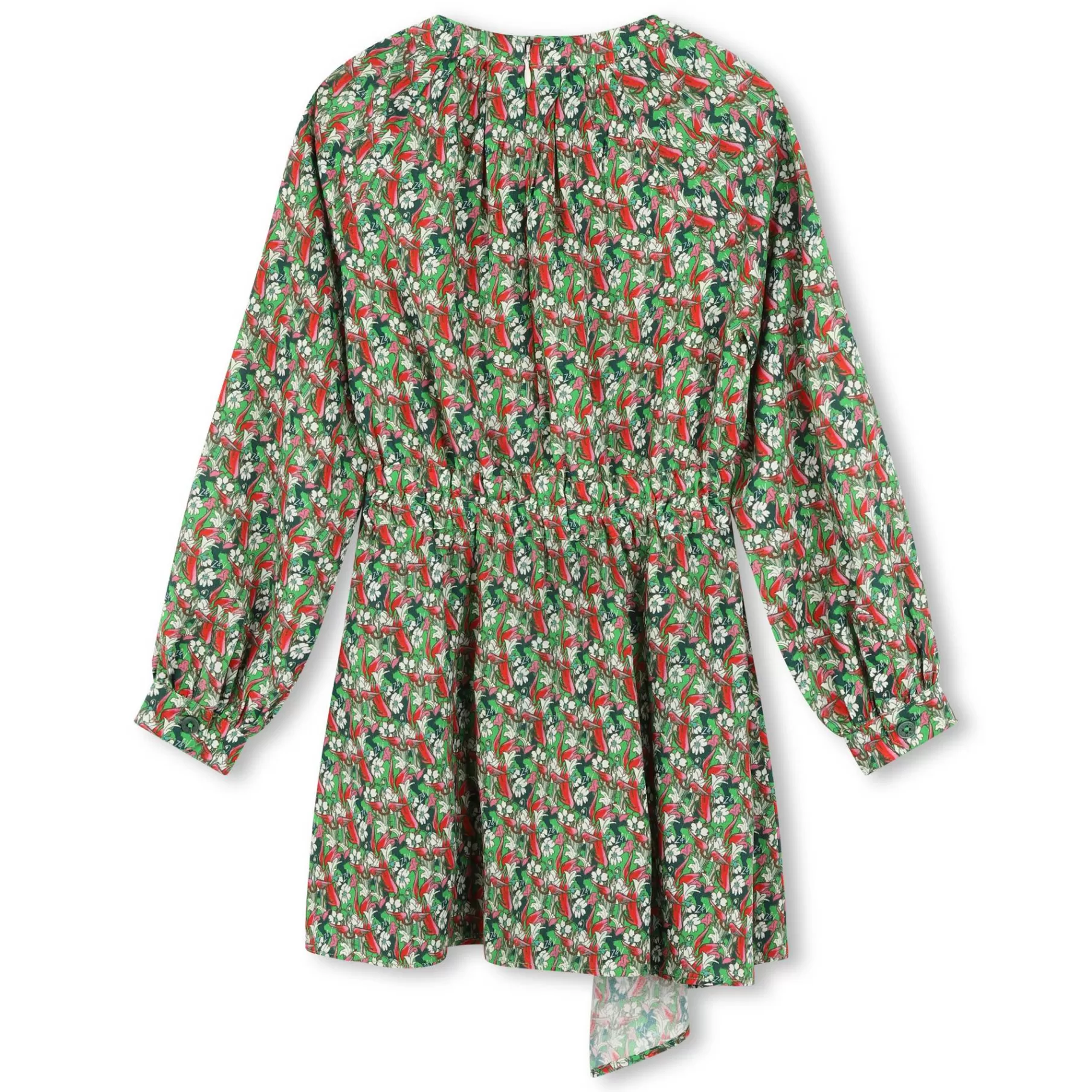 Fille ZADIG & VOLTAIRE Robe Asymetrique A Fleurs