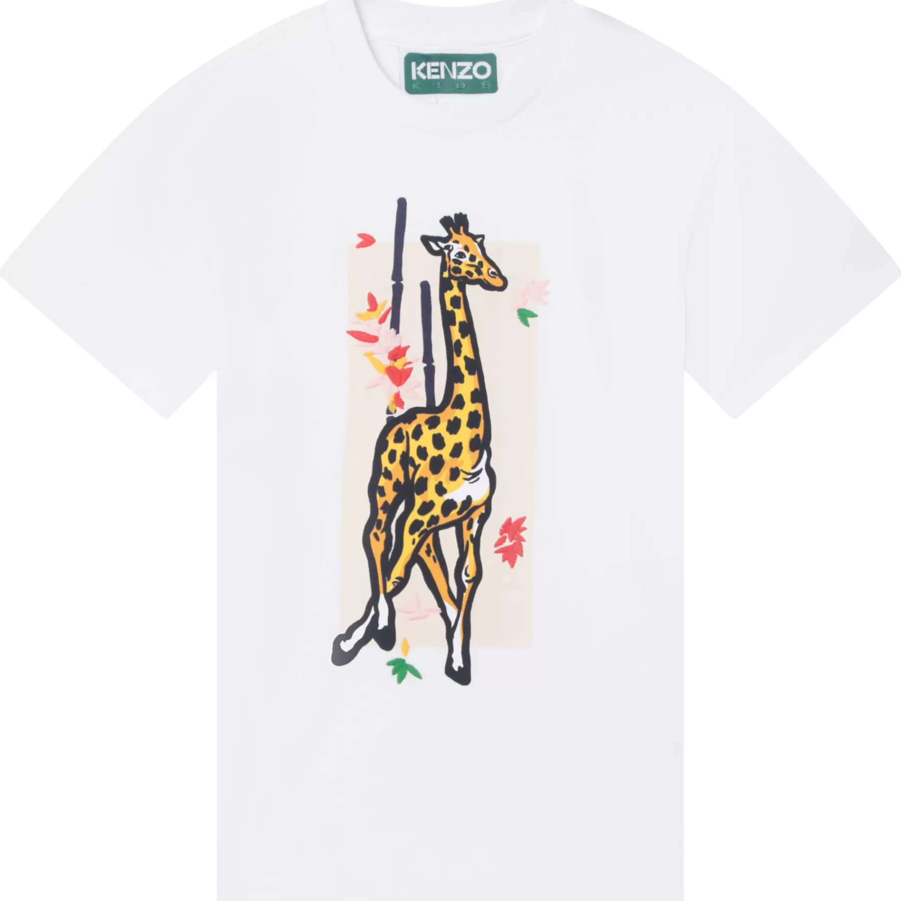 Fille KENZO KIDS Robe Avec Imprime Girafe