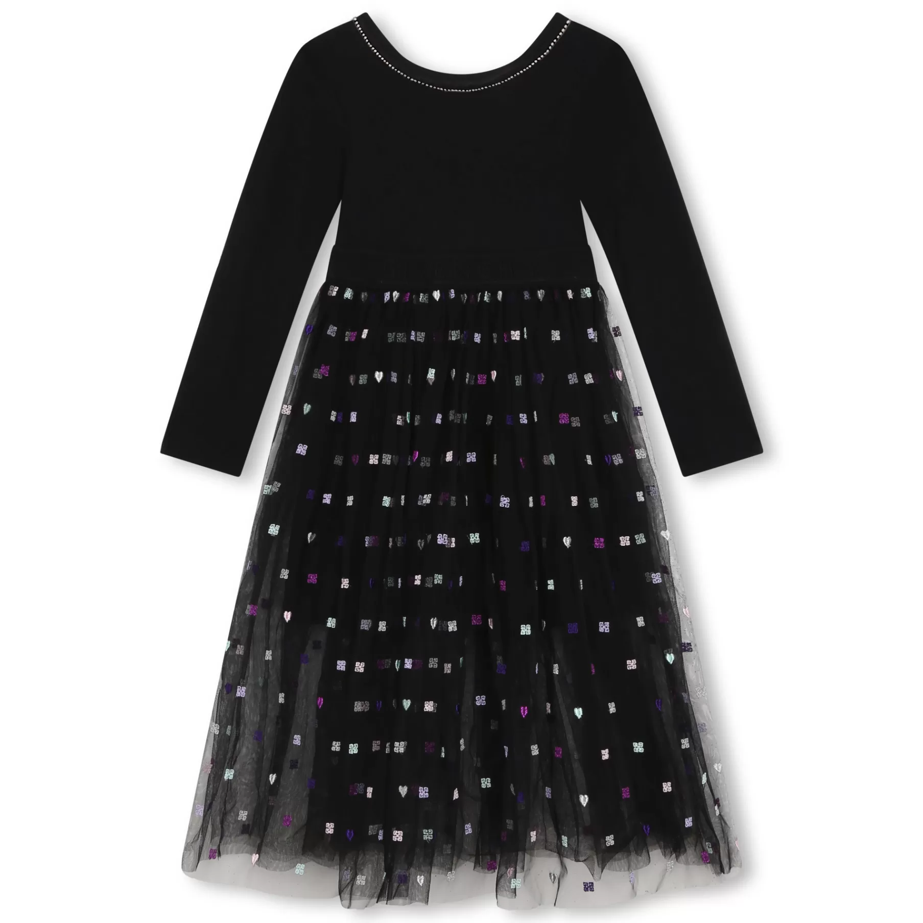 Fille GIVENCHY Robe Bimatiere Avec Broderies