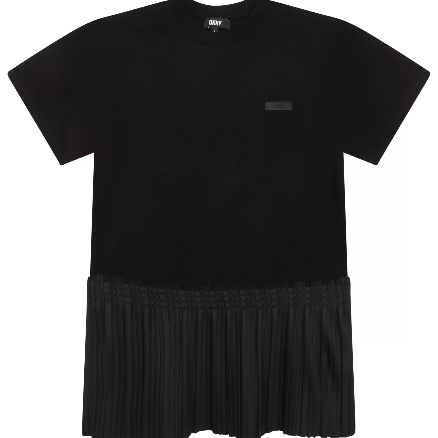 Fille DKNY Robe Bimatiere Plissee