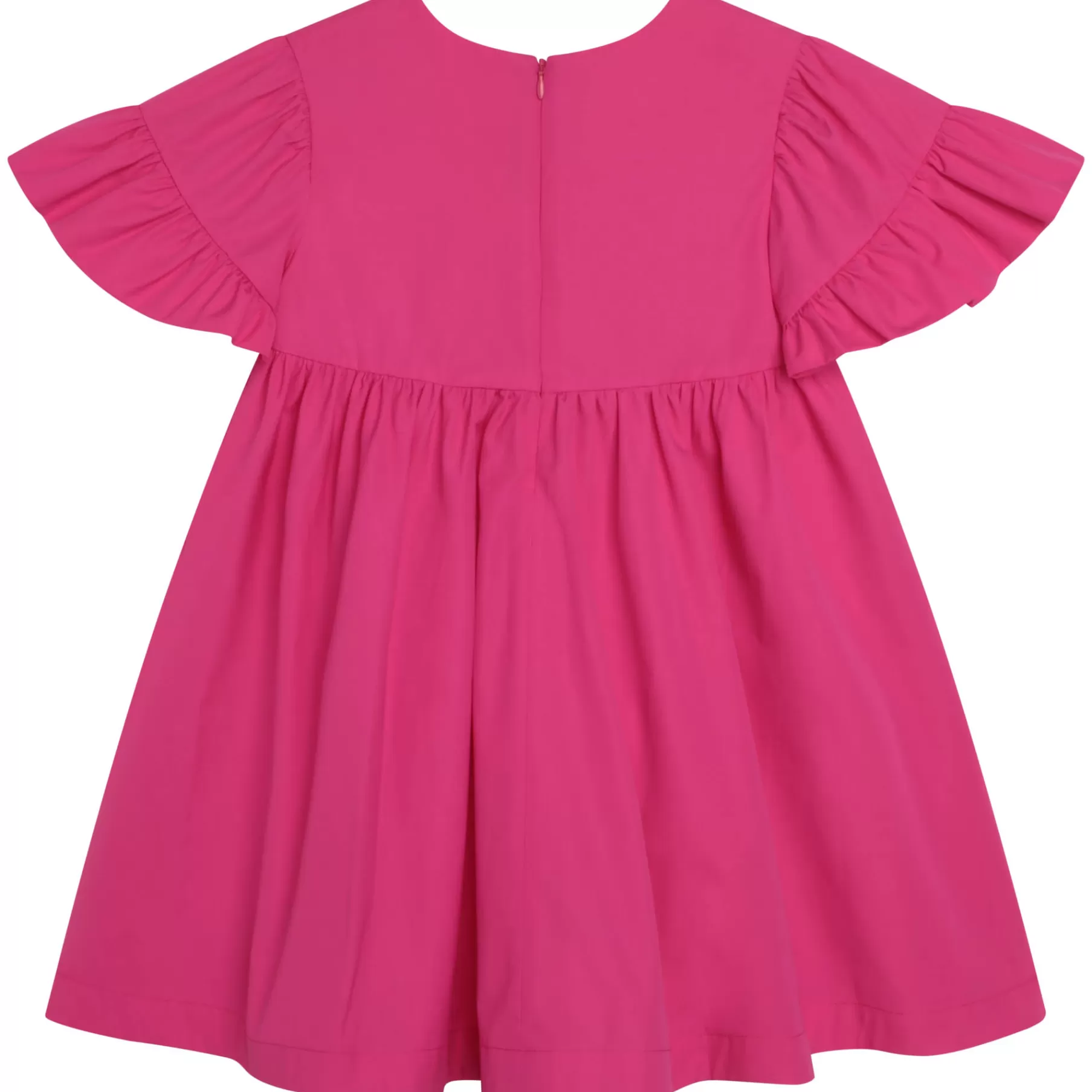 Fille KENZO KIDS Robe Brodee En Popeline Coton