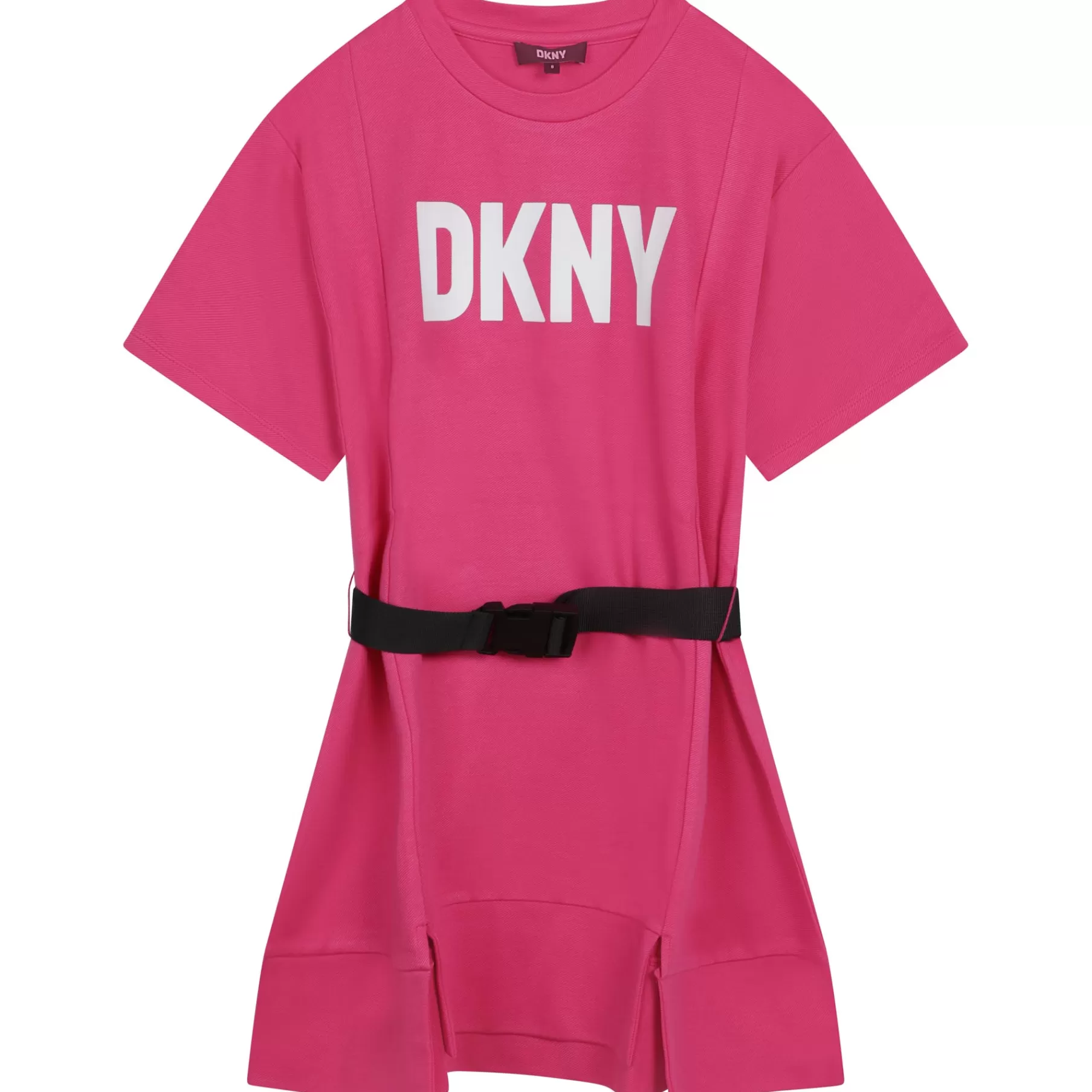 Fille DKNY Robe Ceinturee Manches Courtes
