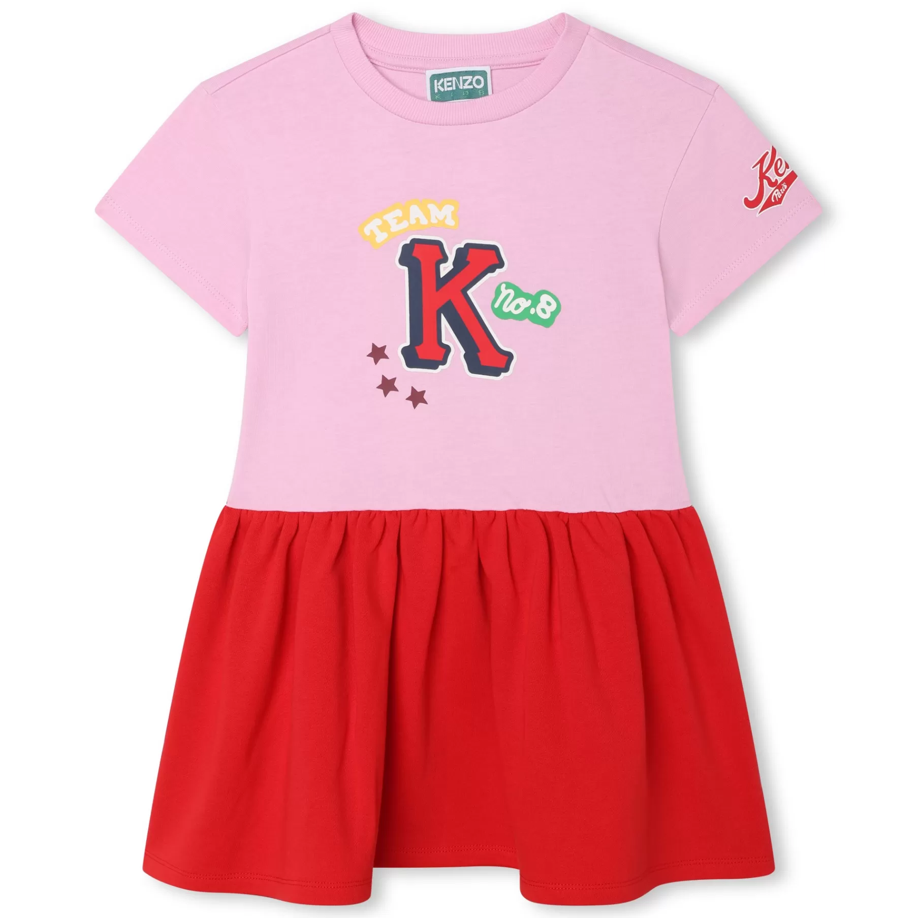 Fille KENZO KIDS Robe Coton A Manches Courtes