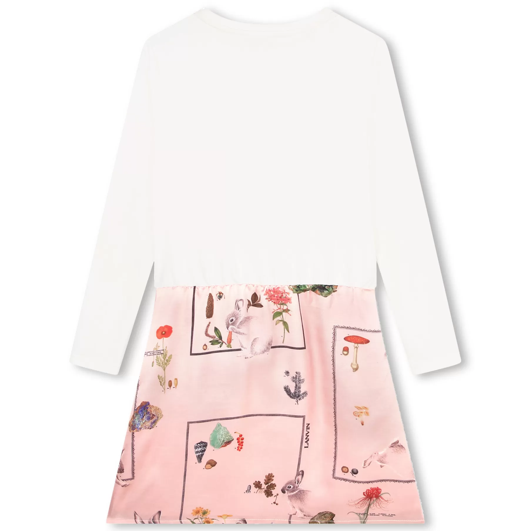Fille LANVIN Robe Courte Bi-Matiere