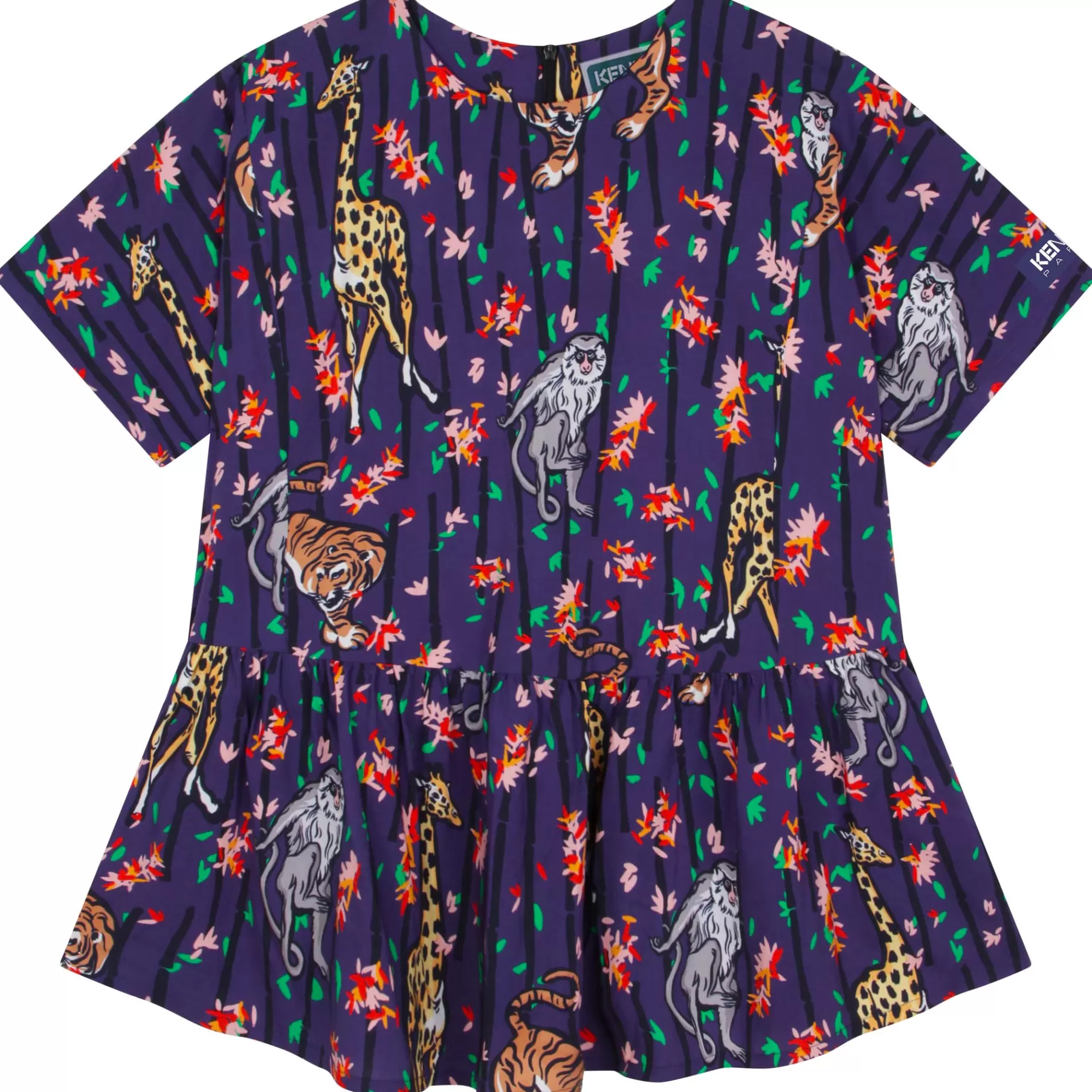 Fille KENZO KIDS Robe Doublee A Manches Courtes