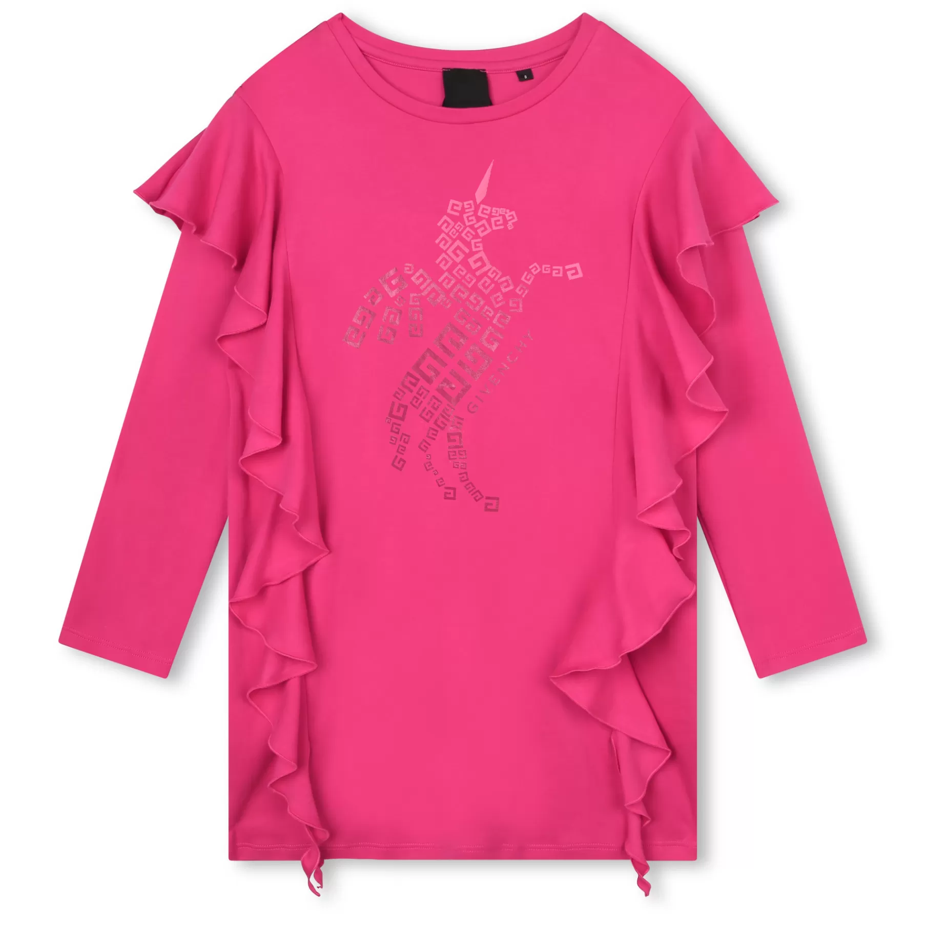 Fille GIVENCHY Robe Droite En Coton Imprime