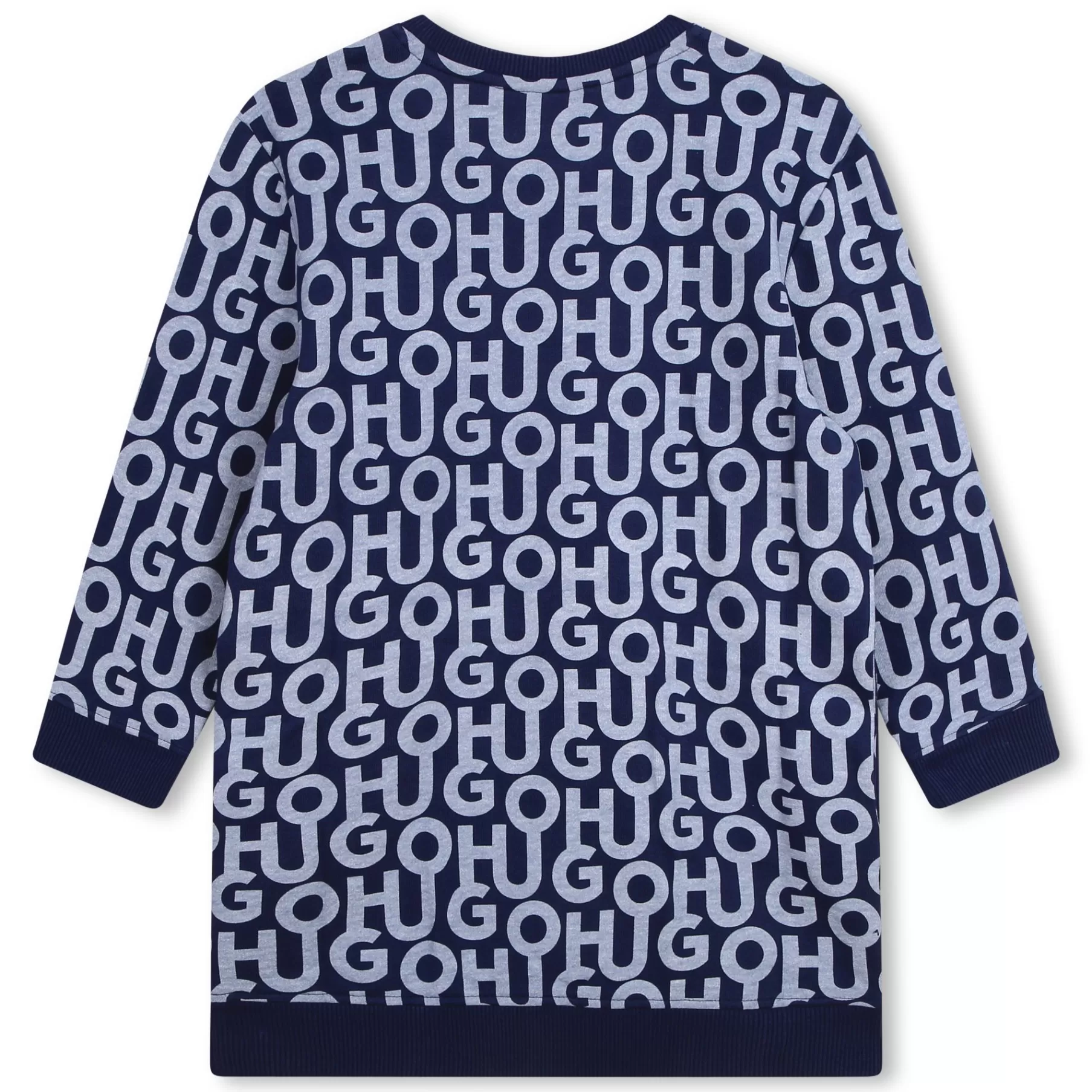 Fille HUGO Robe Droite Imprimee Molleton