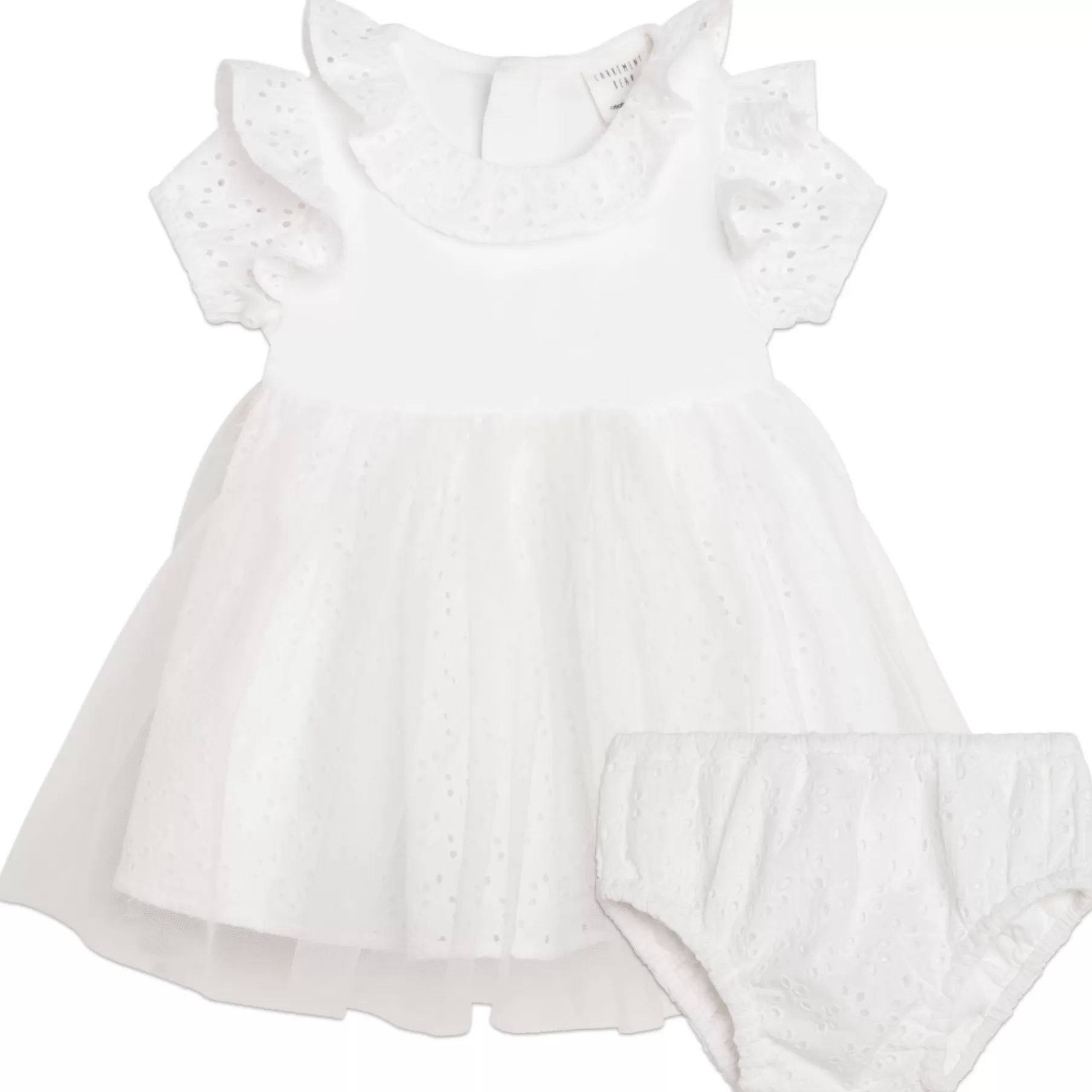 Fille CARREMENT BEAU Robe En Broderie Anglaise
