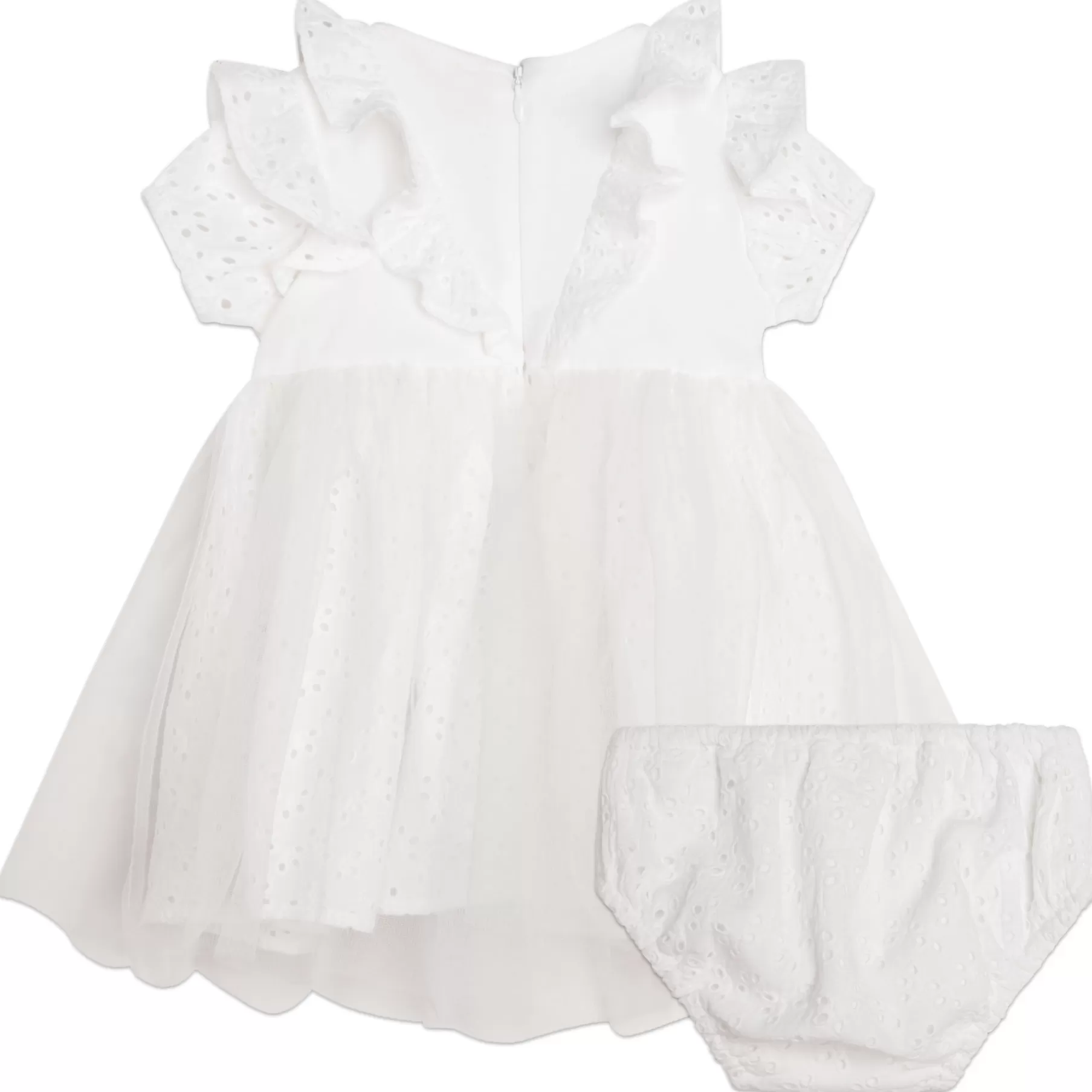 Fille CARREMENT BEAU Robe En Broderie Anglaise