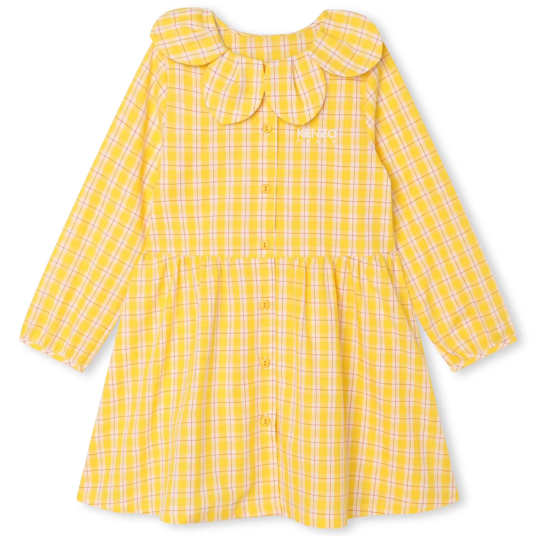 Fille KENZO KIDS Robe En Coton A Col Petales