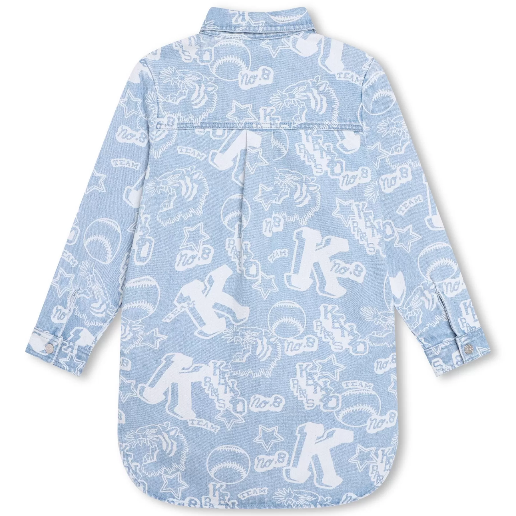 Fille KENZO KIDS Robe En Jean Imprime