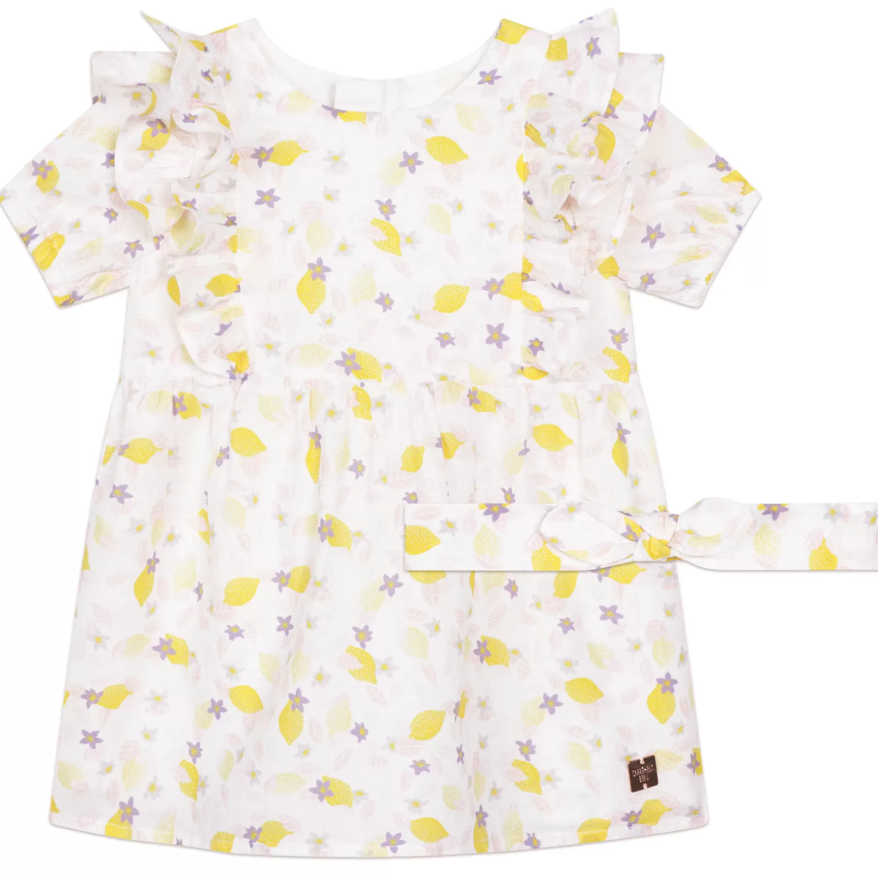 Fille CARREMENT BEAU Robe Et Bandeau Coton