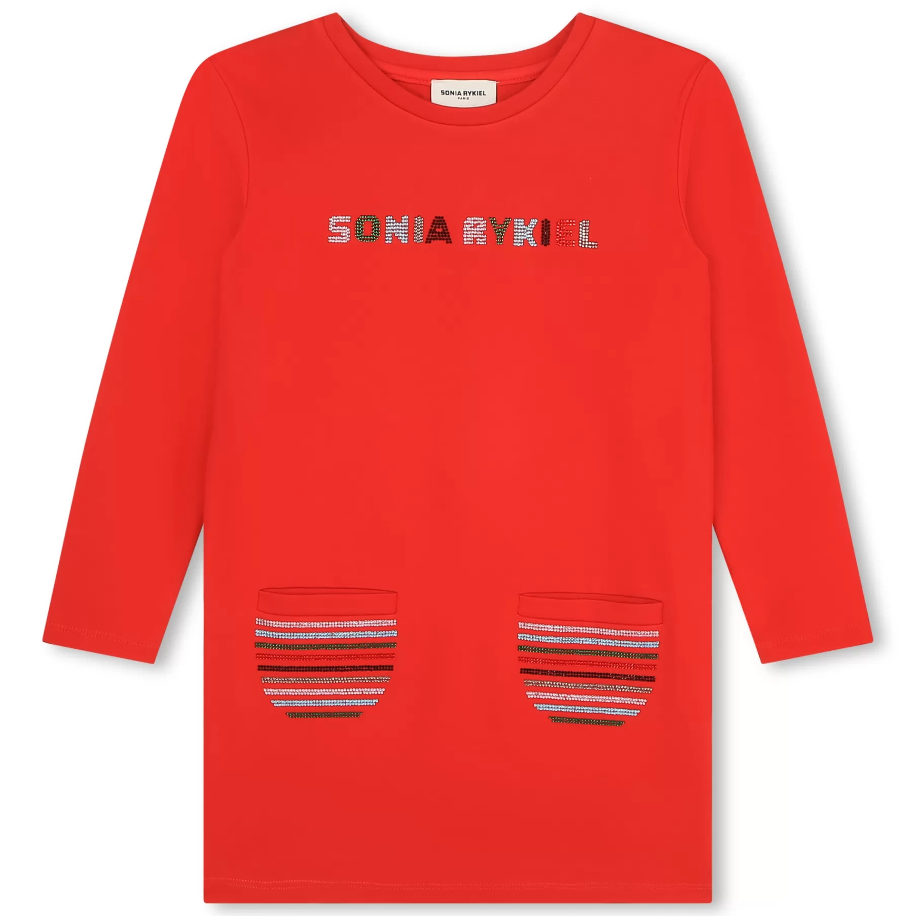 Fille SONIA RYKIEL Robe Fantaisie A Strass