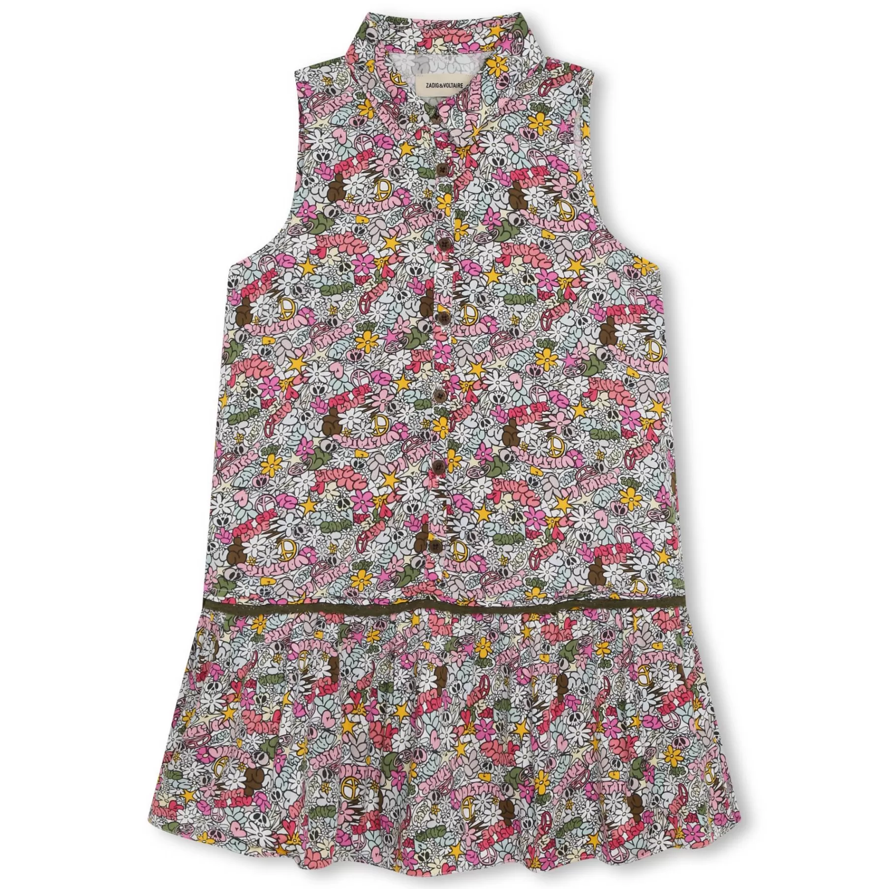 Fille ZADIG & VOLTAIRE Robe Imprimee En Viscose