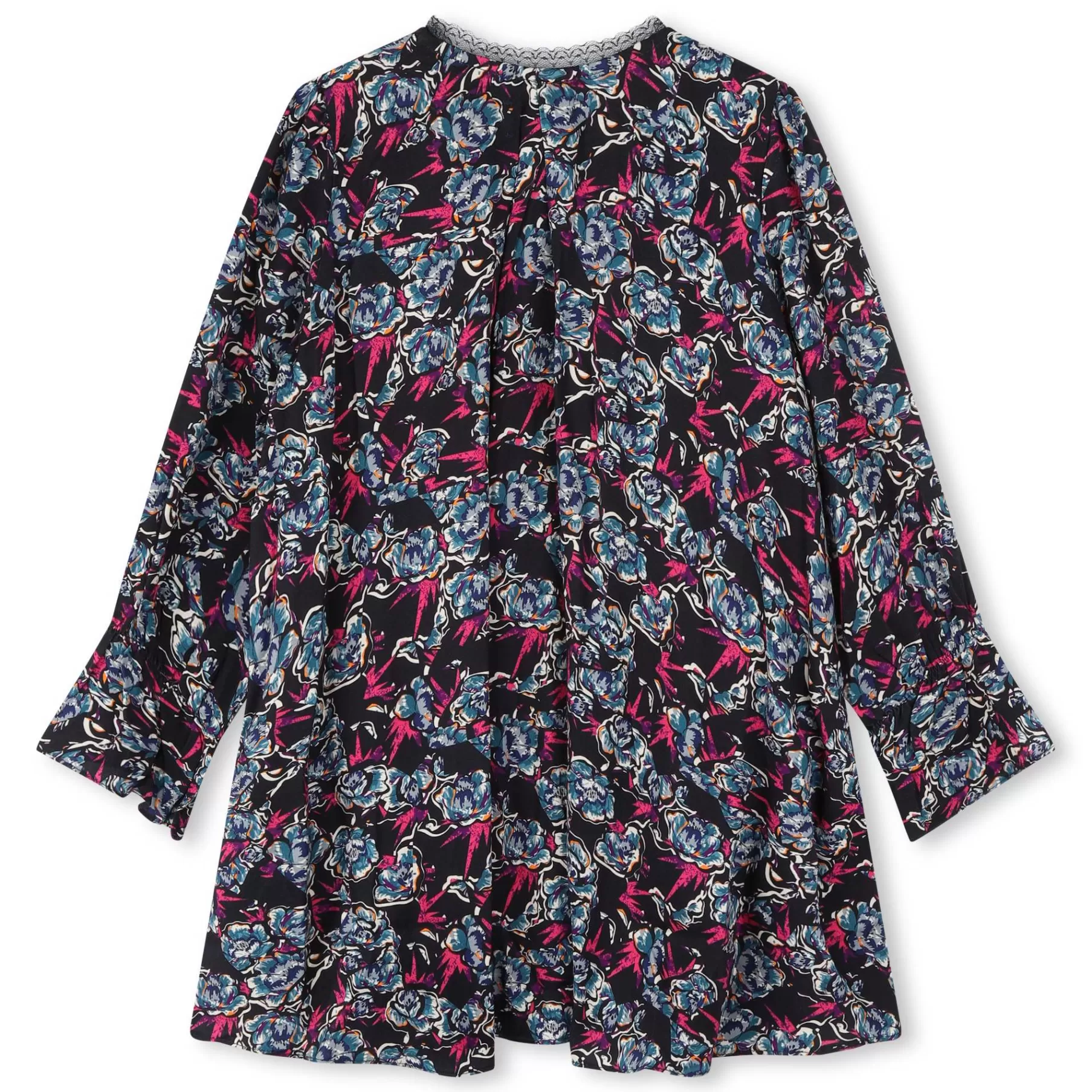 Fille ZADIG & VOLTAIRE Robe Imprimee Plastron Plisse
