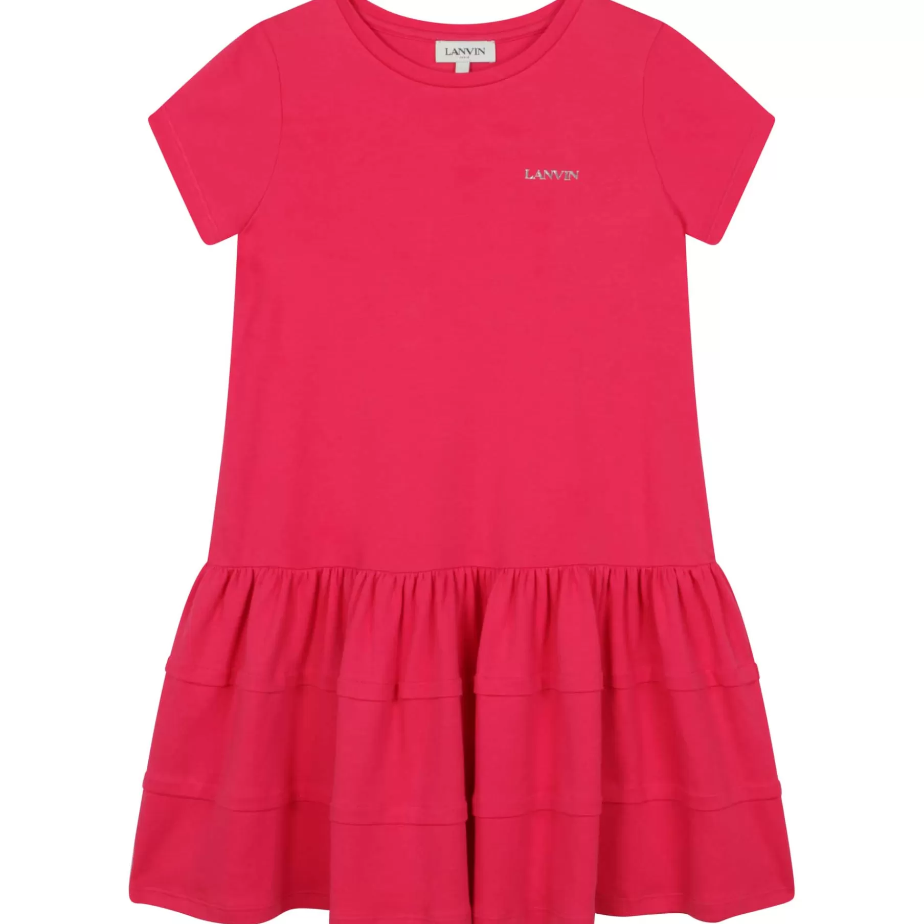 Fille LANVIN Robe Manches Courtes En Coton