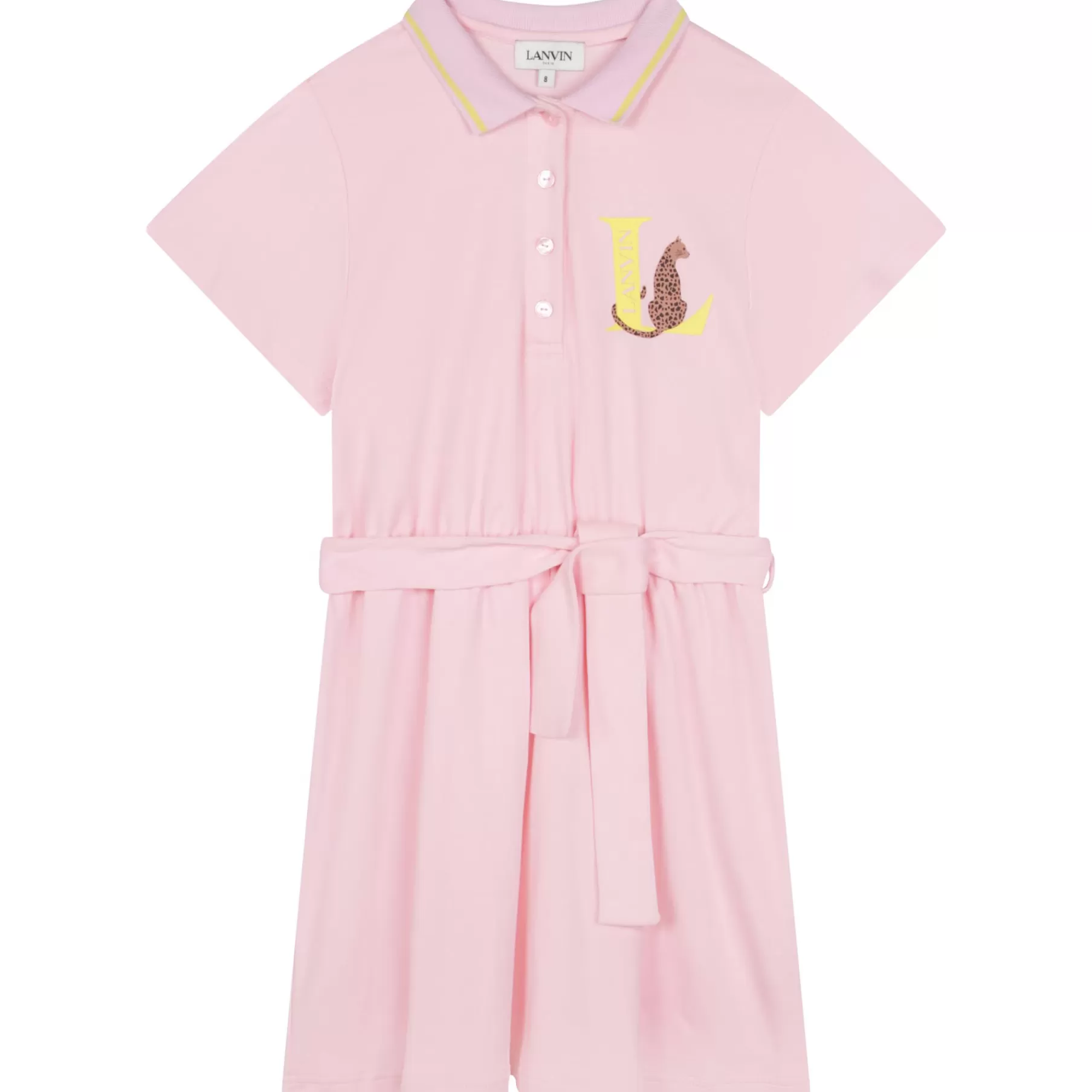 Fille LANVIN Robe Manches Courtes En Coton