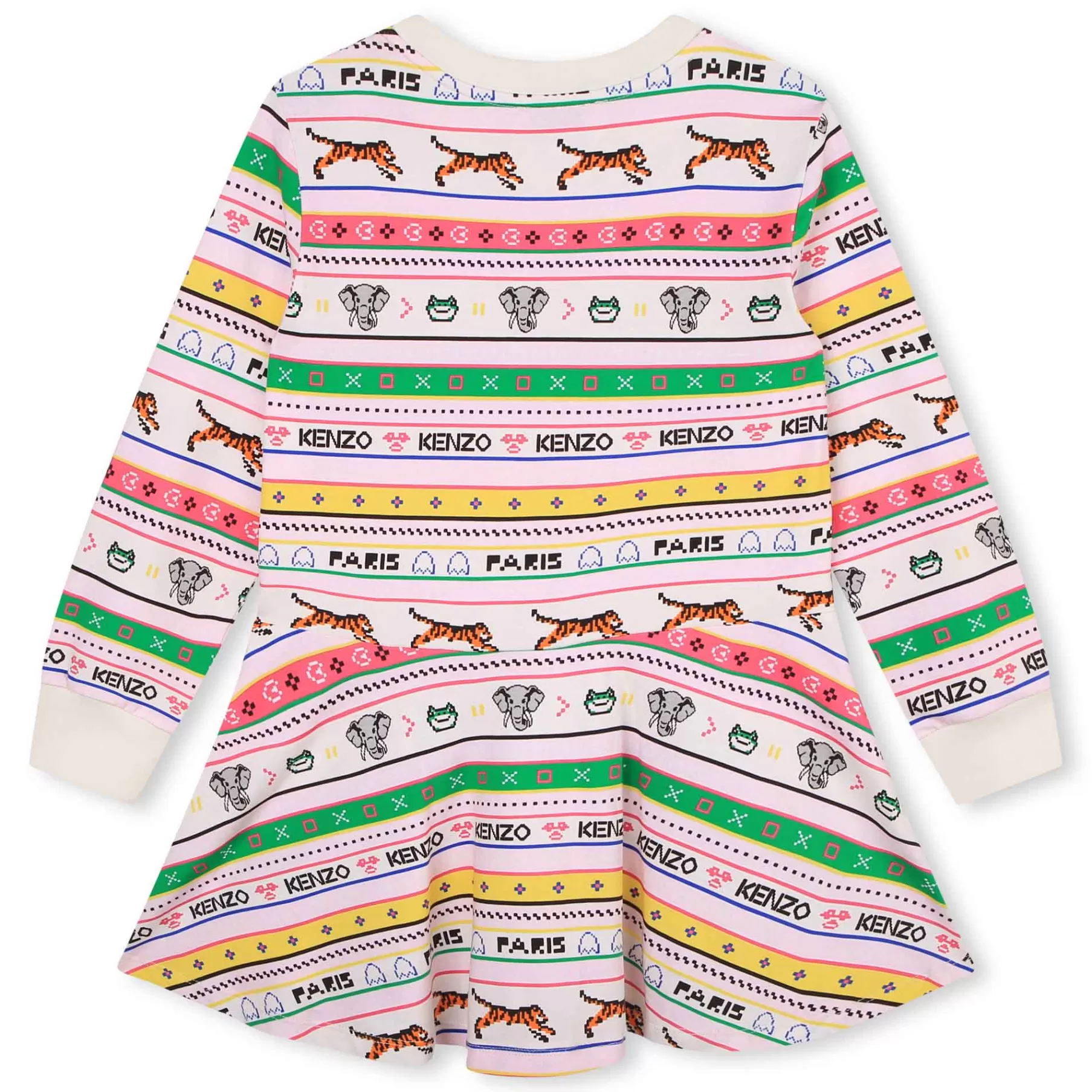 Fille KENZO KIDS Robe Manches Longues En Coton
