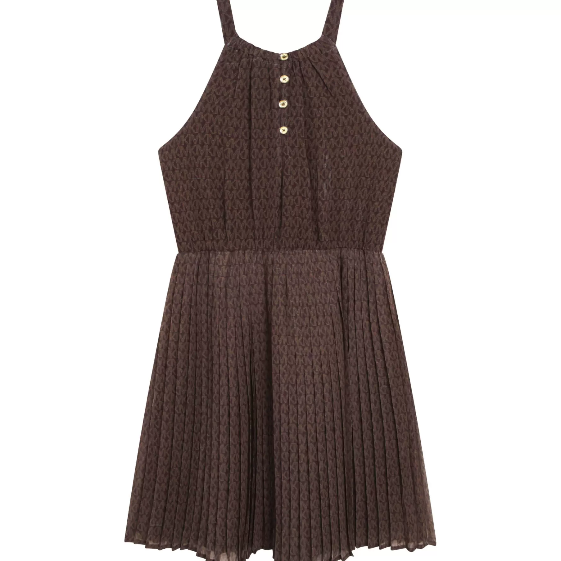 Fille MICHAEL KORS Robe Midi Plissee A Bretelles