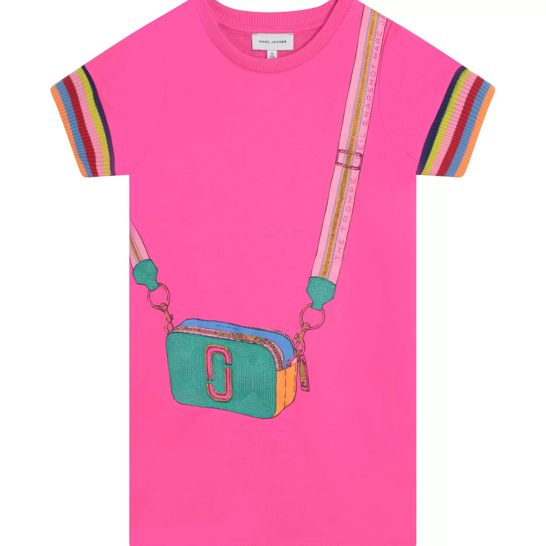 Fille MARC JACOBS Robe Molleton Manches Courtes