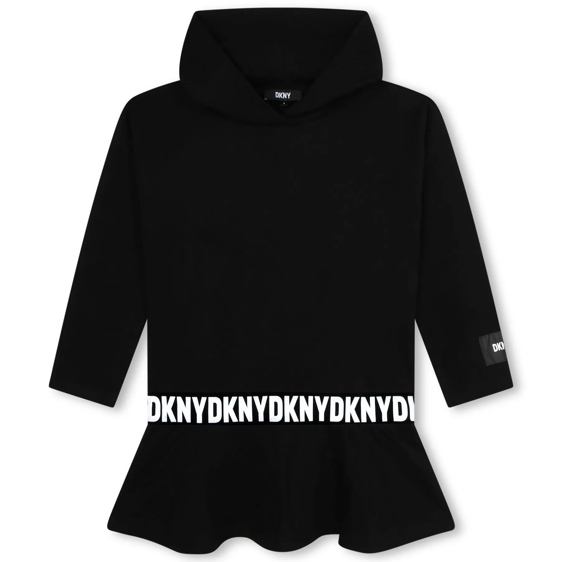 Fille DKNY Robe Molletonnee A Capuche