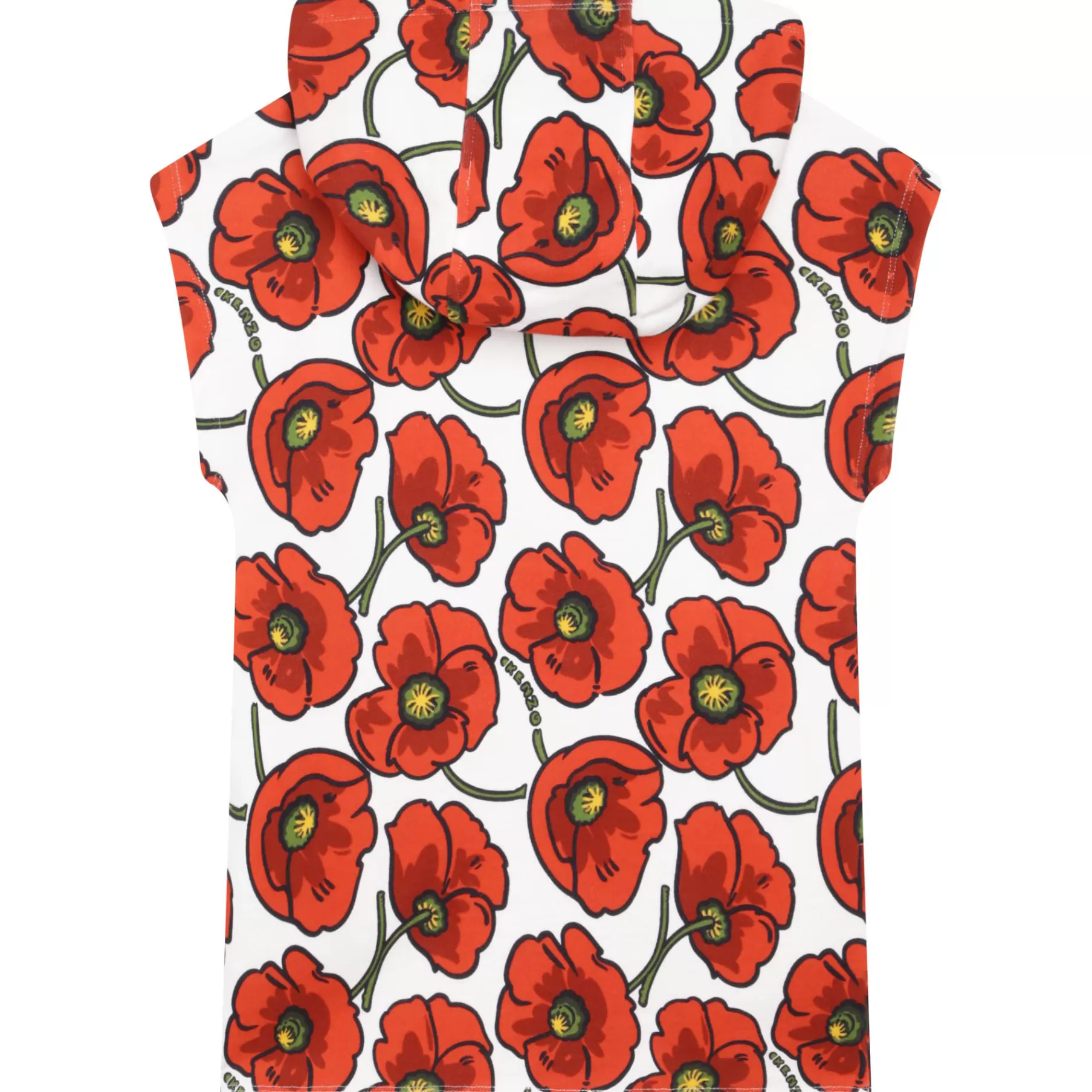 Fille KENZO KIDS Robe Molletonnee A Capuche