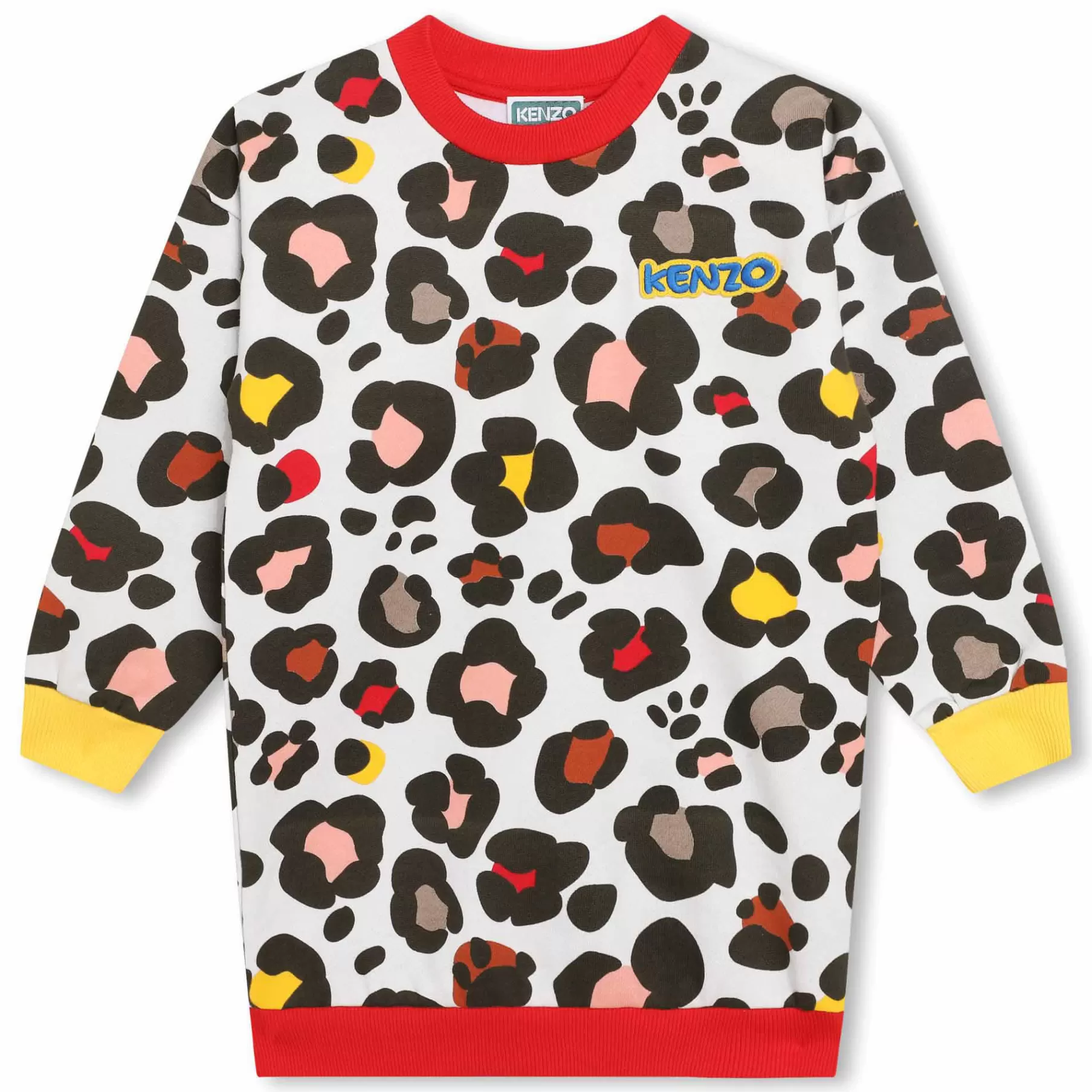 Fille KENZO KIDS Robe Molletonnee Imprimee
